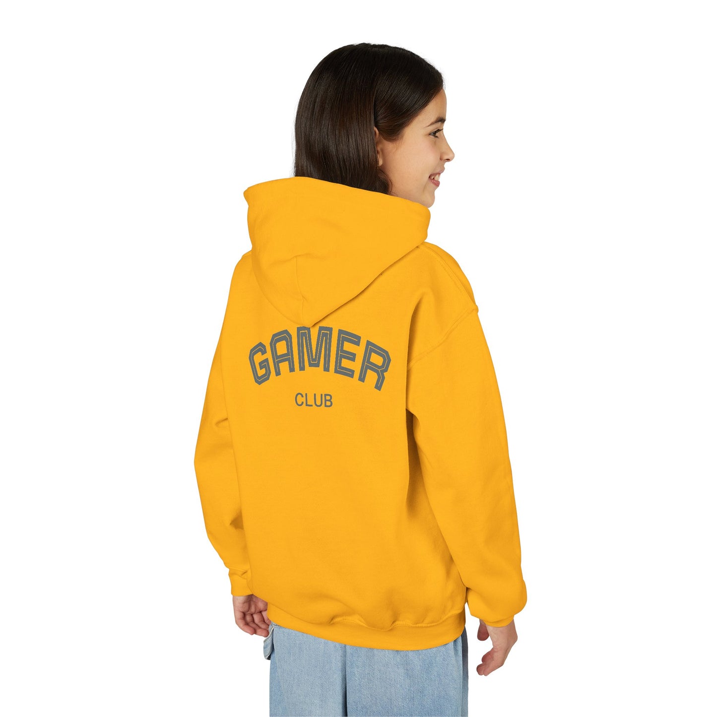 Gamer Club Youth Hoodie | Cool Gift for Gamers | Video Game Sweatshirt | Perfect for Birthdays & Holidays | Casual Comfort