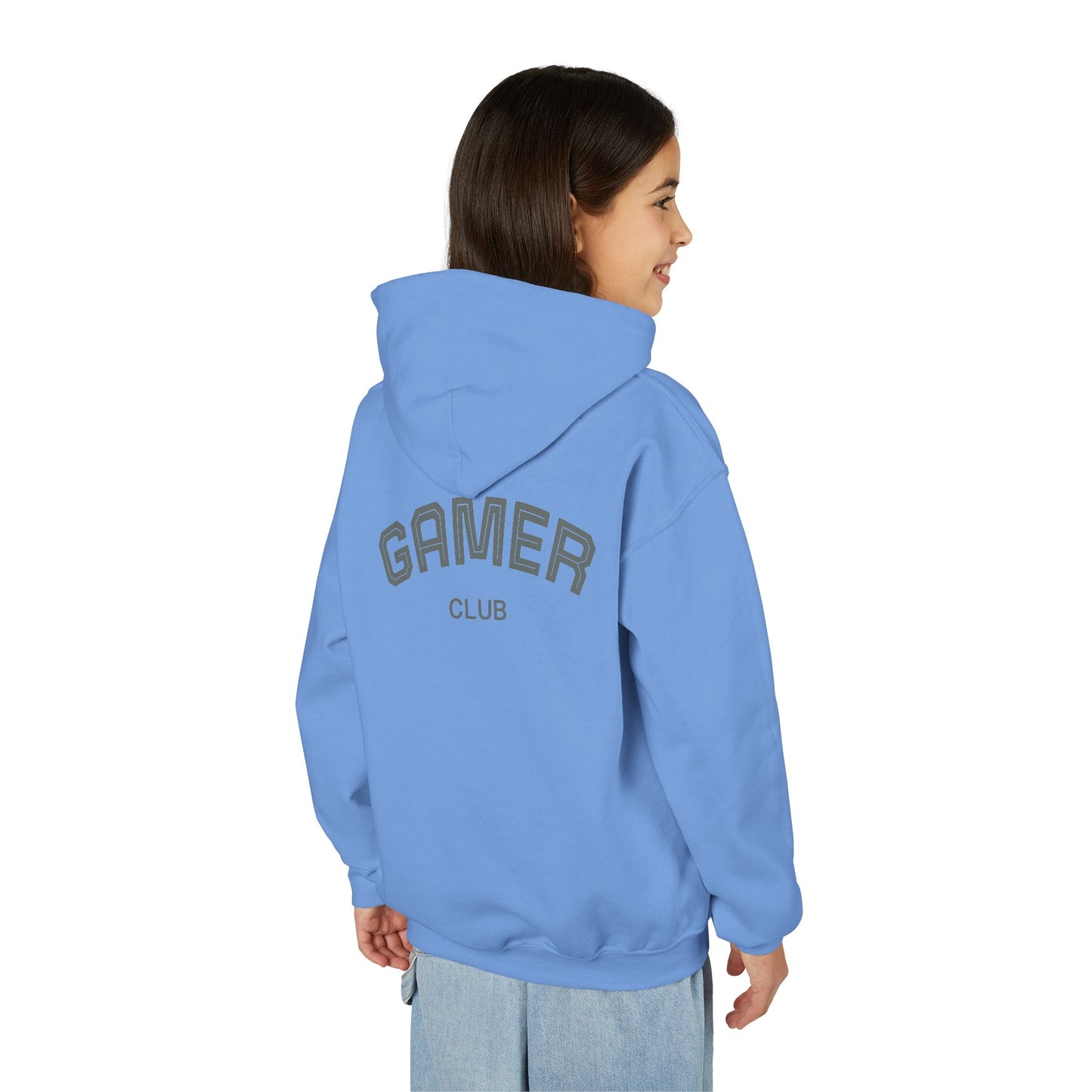 Gamer Club Youth Hoodie | Cool Gift for Gamers | Video Game Sweatshirt | Perfect for Birthdays & Holidays | Casual Comfort