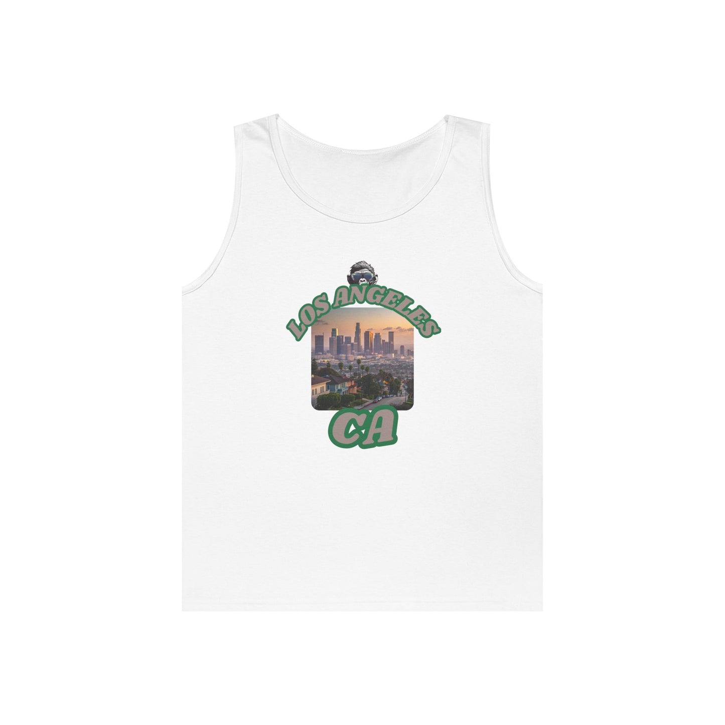 Los Angeles Vintage Graphic Tank Top, Casual Summer Wear, Beach Day Outfit, Vacation Apparel, Gift for Travelers