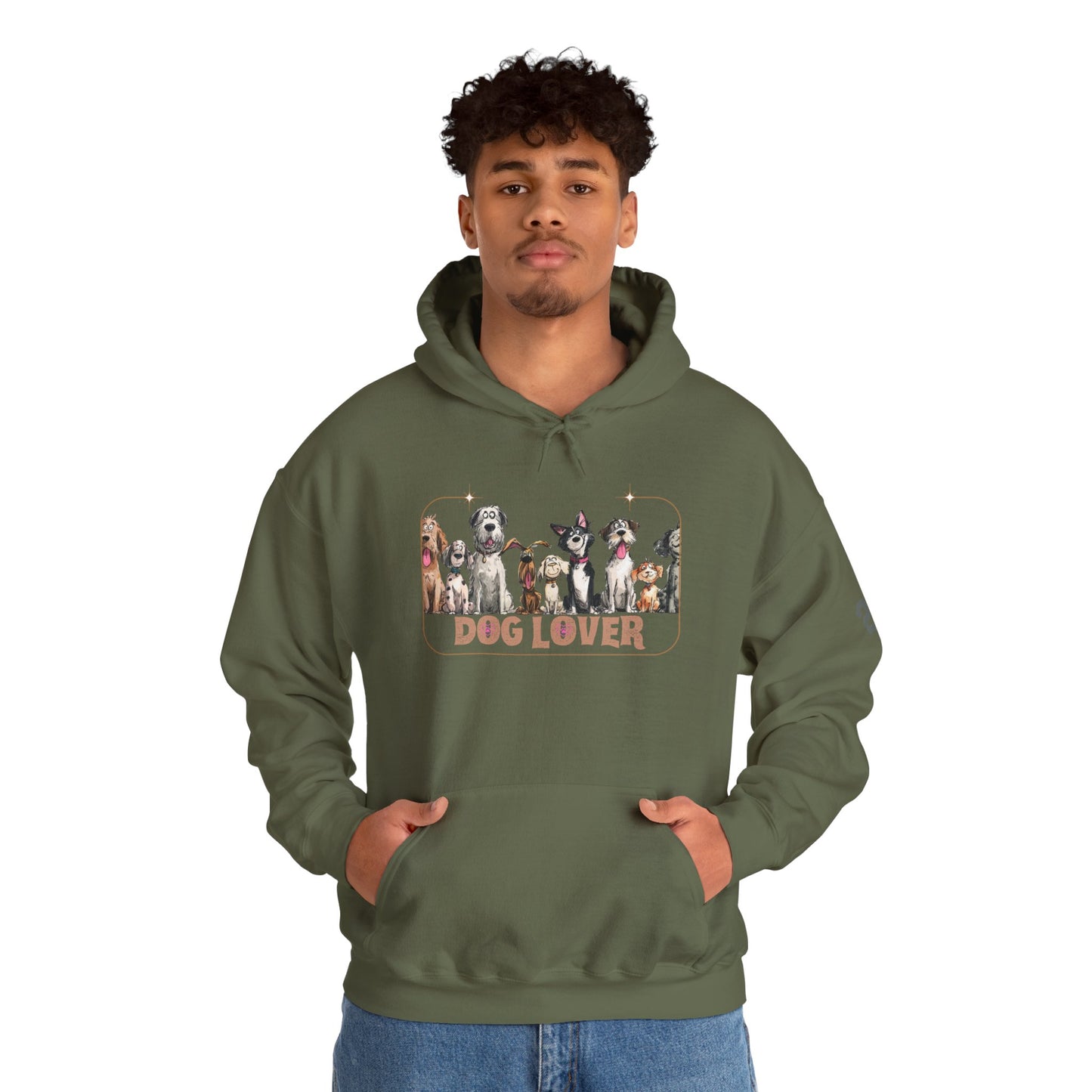 Dog Lover Hooded Sweatshirt - Cozy Gift for Pet Owners, Animal Lover Apparel, Casual Style, Warm Hoodie for Dog Lovers