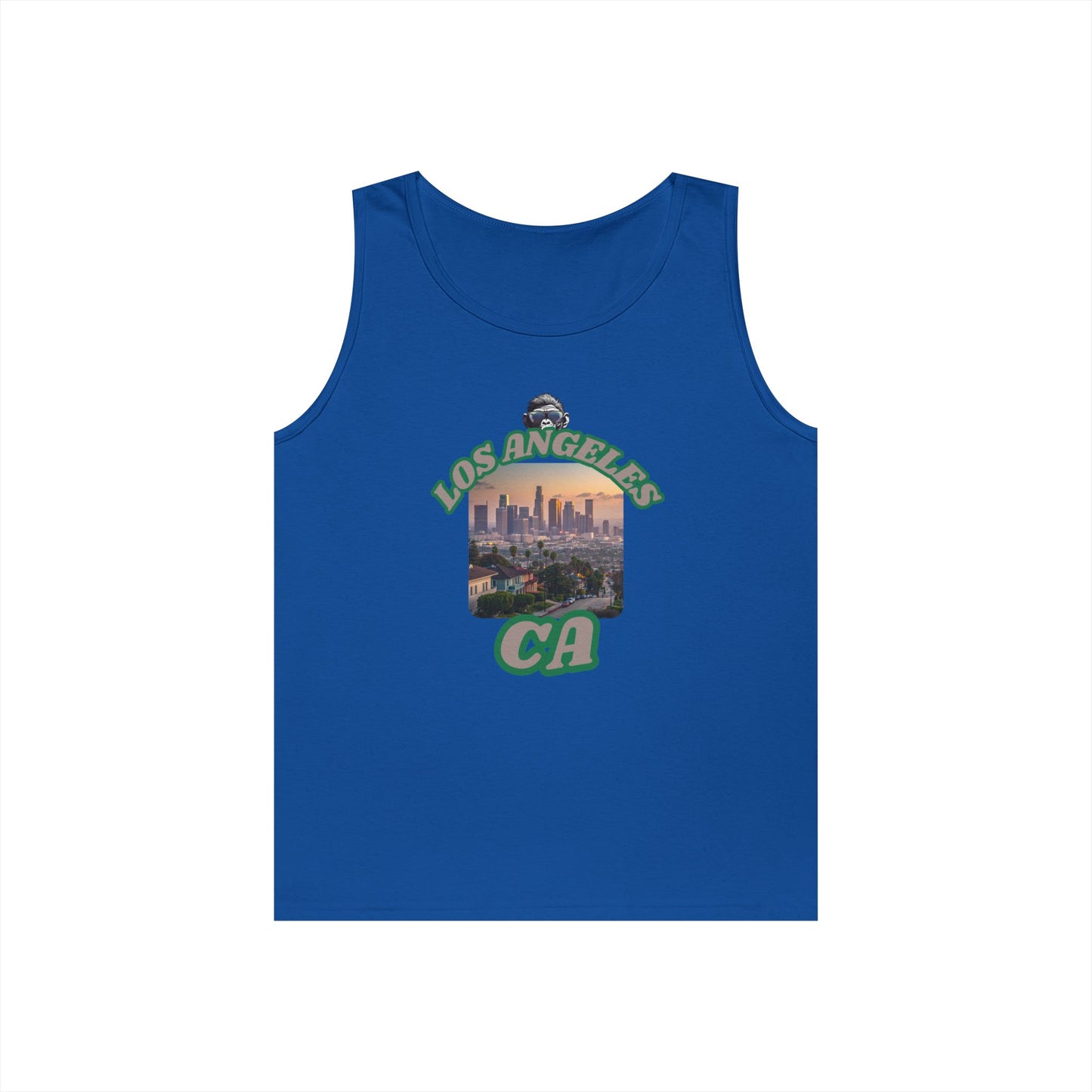Los Angeles Vintage Graphic Tank Top, Casual Summer Wear, Beach Day Outfit, Vacation Apparel, Gift for Travelers