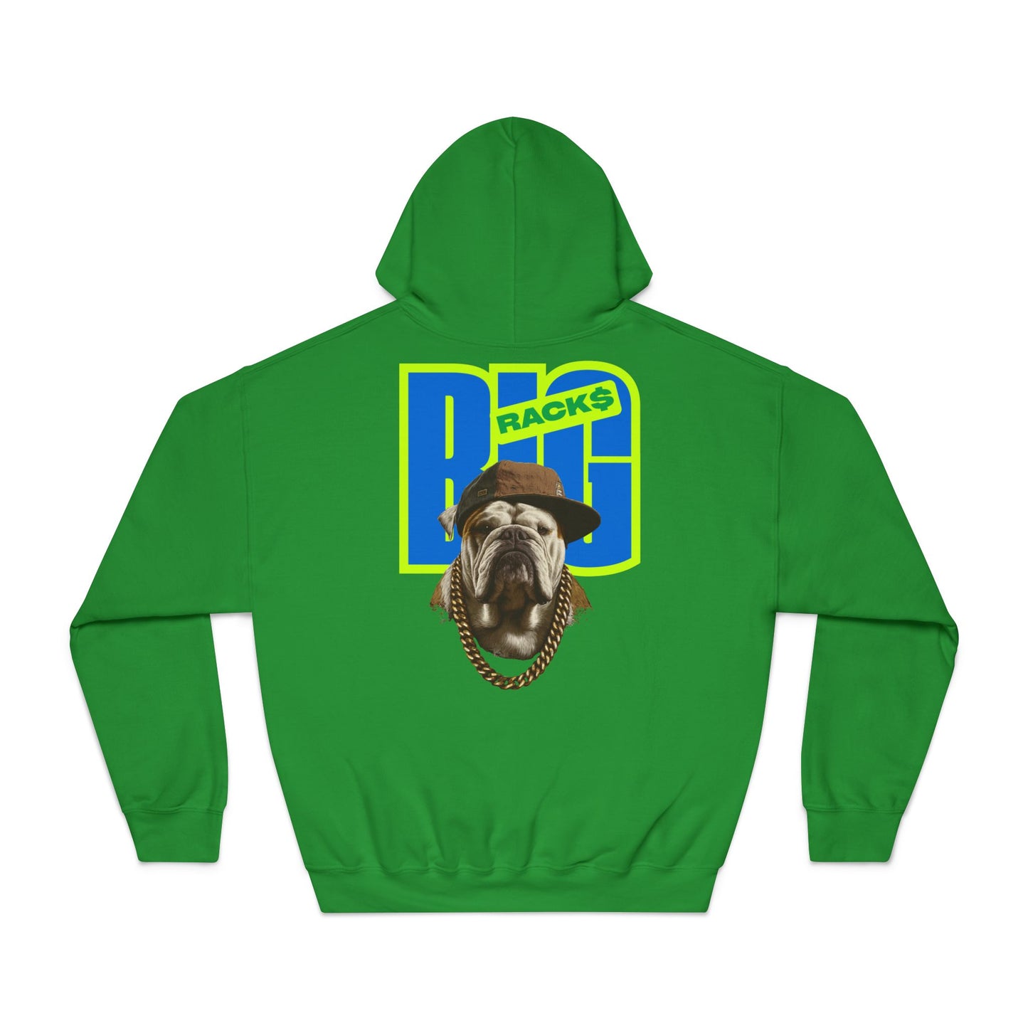 LA & BIG RACKS Hooded Sweatshirt, Unisex Hoodie, Funny Sweatshirt, Gift for Dog Lovers, Casual Wear, Streetwear Style