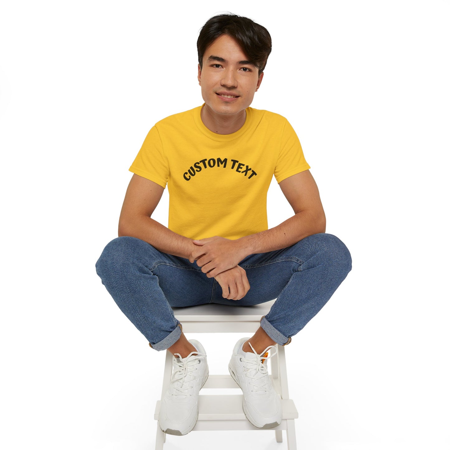 Customizable Unisex Ultra Cotton Tee, Personalized T-Shirt, Gift for Him or Her, Everyday Wear, Trendy Fashion Statement