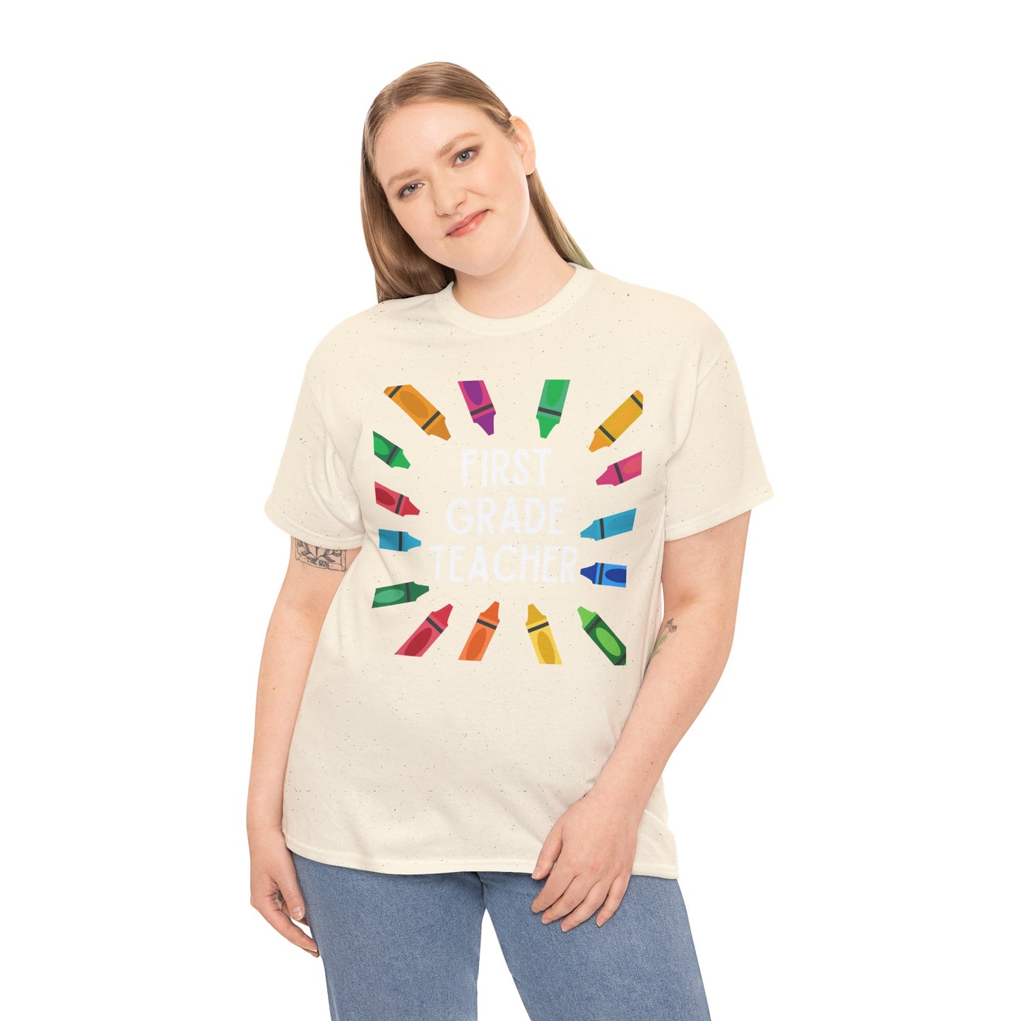 First Grade Teacher Tee - Fun Educational Gift, Classroom Shirt, Back to School Outfit, Teacher Appreciation, Gift for Educators