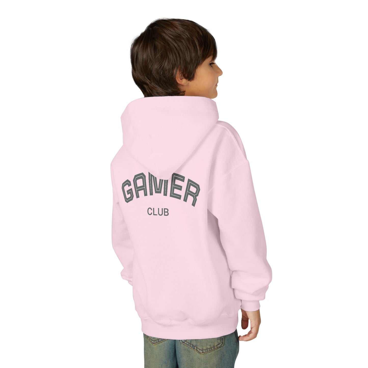 Gamer Club Youth Hoodie | Cool Gift for Gamers | Video Game Sweatshirt | Perfect for Birthdays & Holidays | Casual Comfort