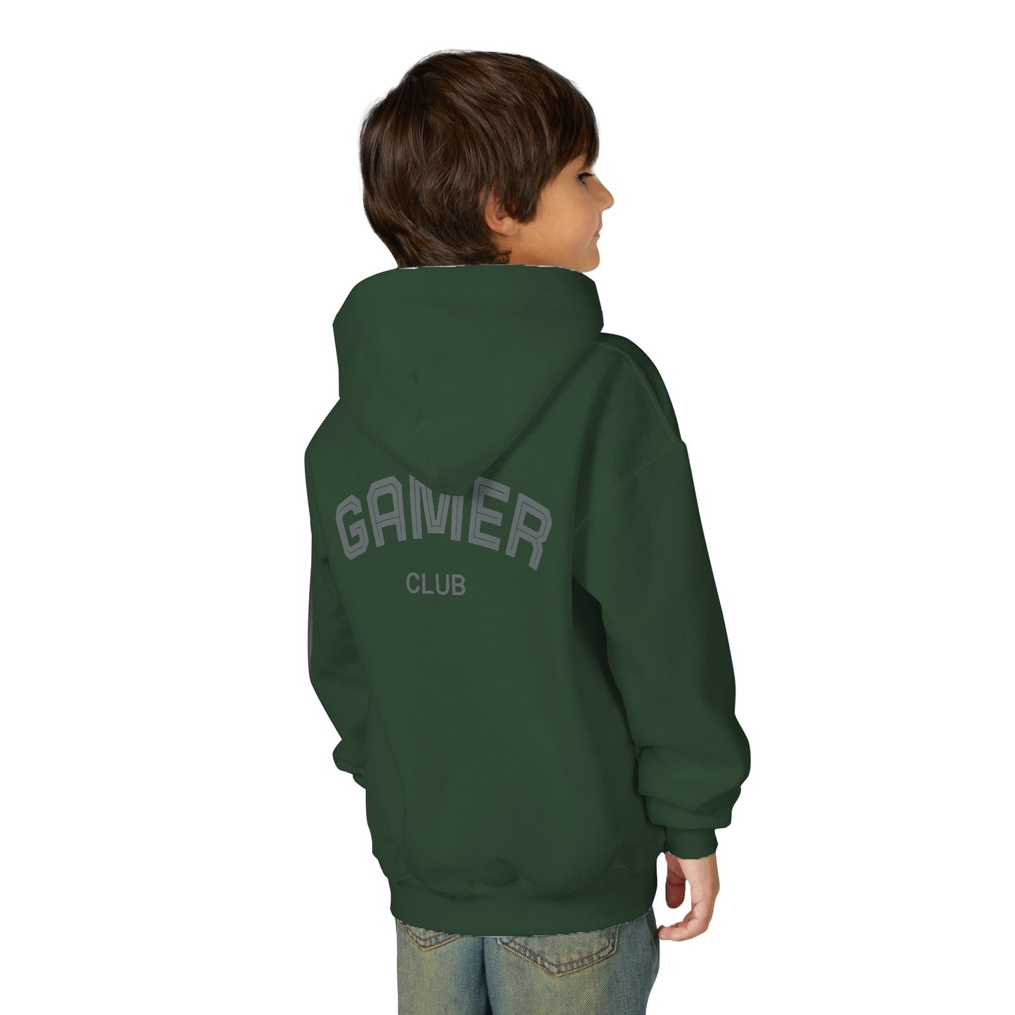 Gamer Club Youth Hoodie | Cool Gift for Gamers | Video Game Sweatshirt | Perfect for Birthdays & Holidays | Casual Comfort