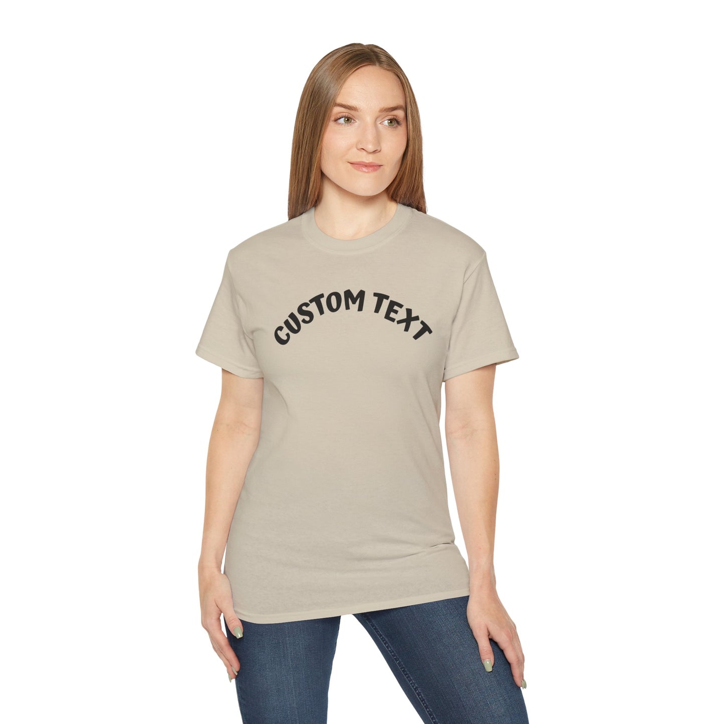 Customizable Unisex Ultra Cotton Tee, Personalized T-Shirt, Gift for Him or Her, Everyday Wear, Trendy Fashion Statement