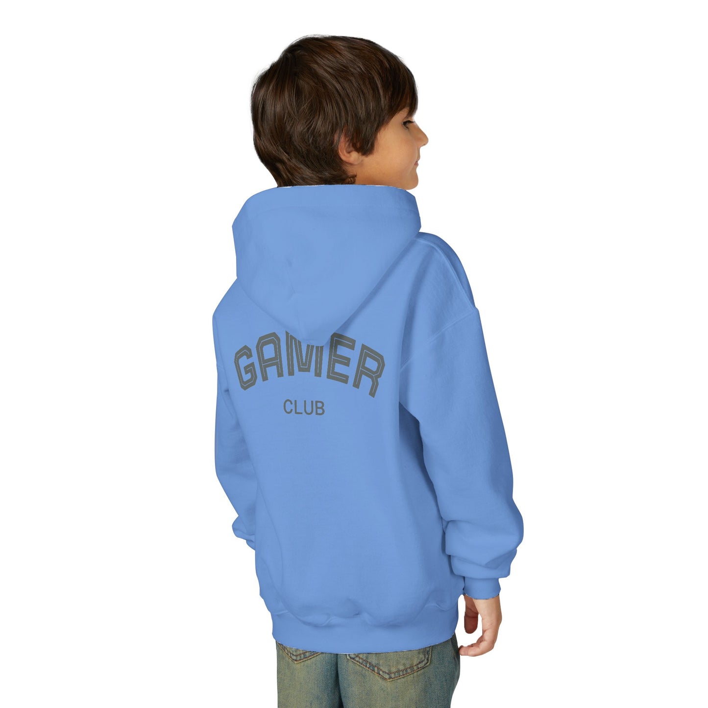 Gamer Club Youth Hoodie | Cool Gift for Gamers | Video Game Sweatshirt | Perfect for Birthdays & Holidays | Casual Comfort