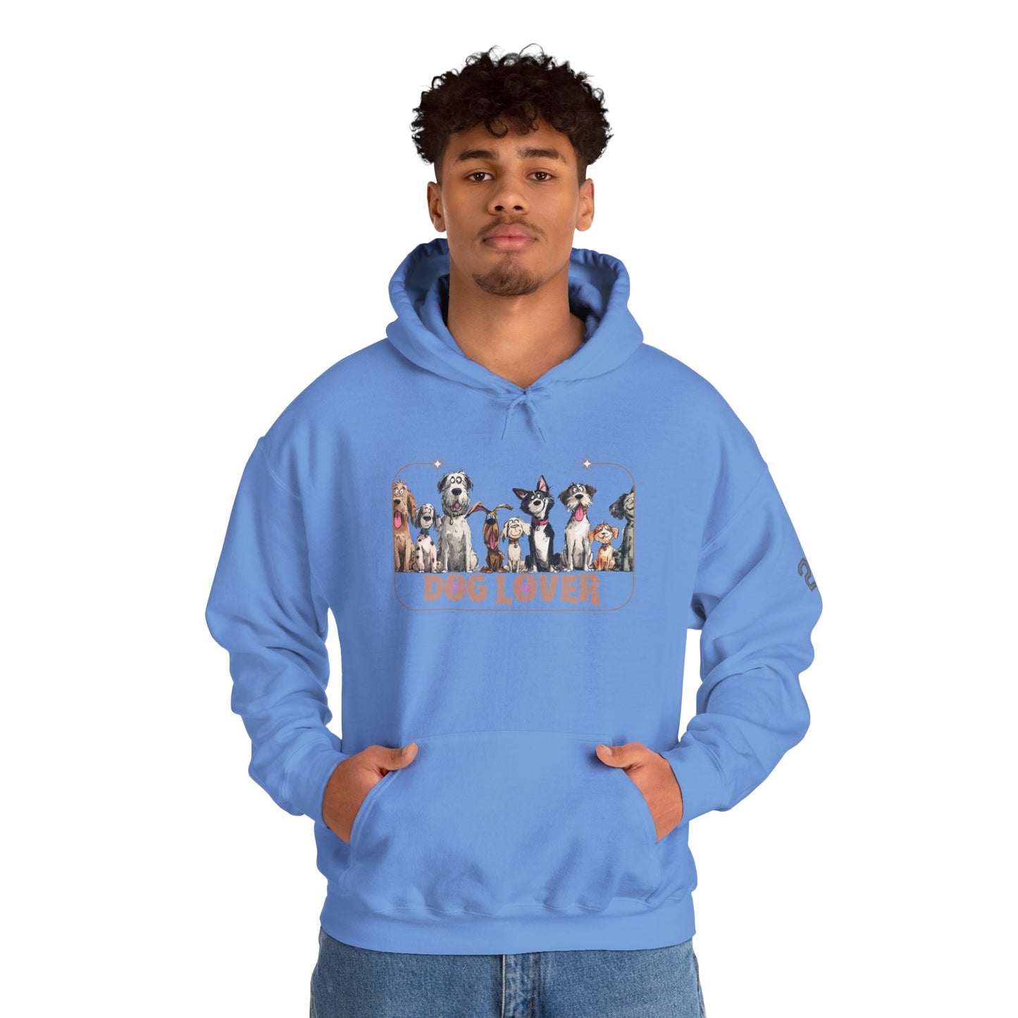 Dog Lover Hooded Sweatshirt - Cozy Gift for Pet Owners, Animal Lover Apparel, Casual Style, Warm Hoodie for Dog Lovers