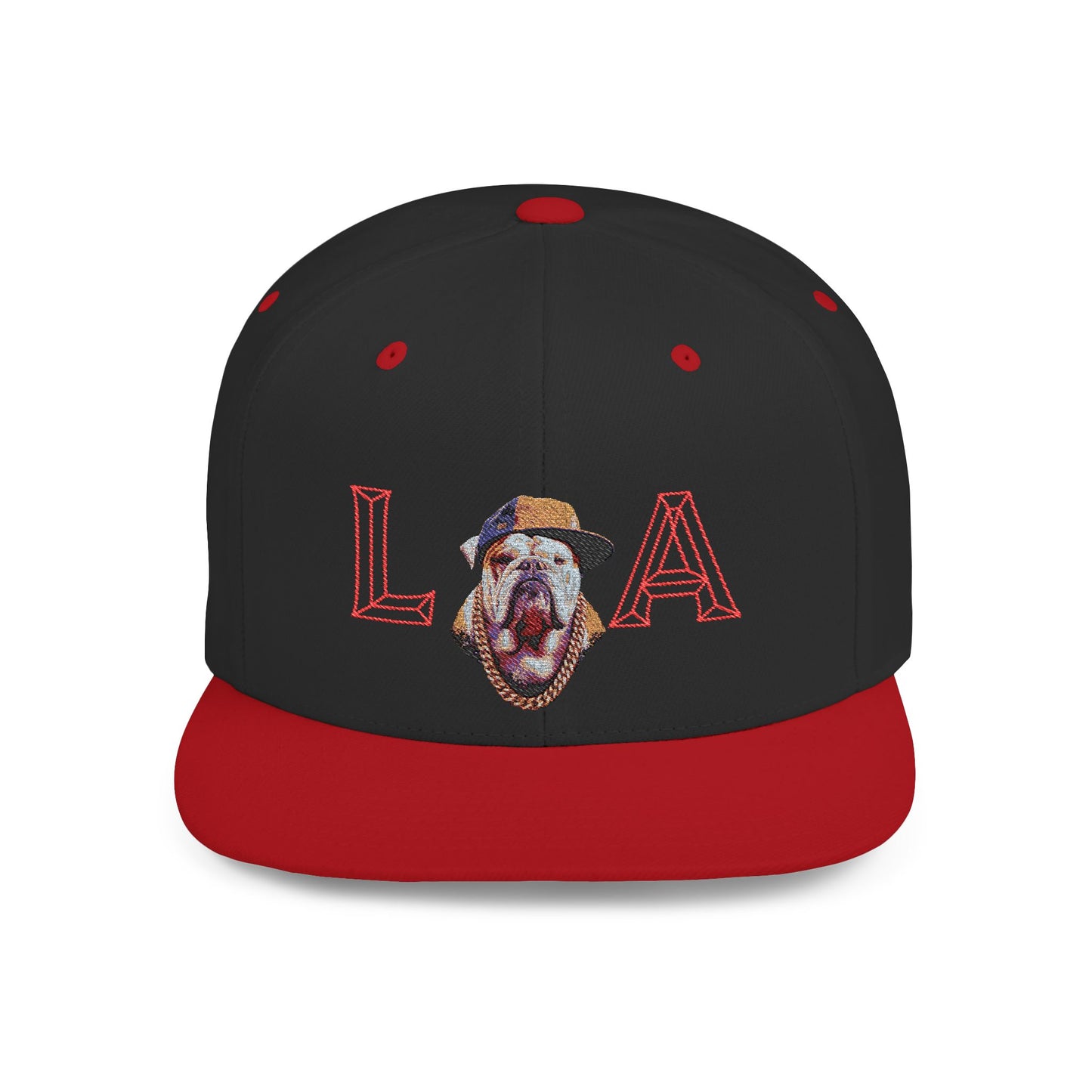 LA Graphic Flat Bill Snapback Hat, Trendy Urban Cap for Fashion Lovers, Perfect Gift for Birthdays, Summer Events, Street Style