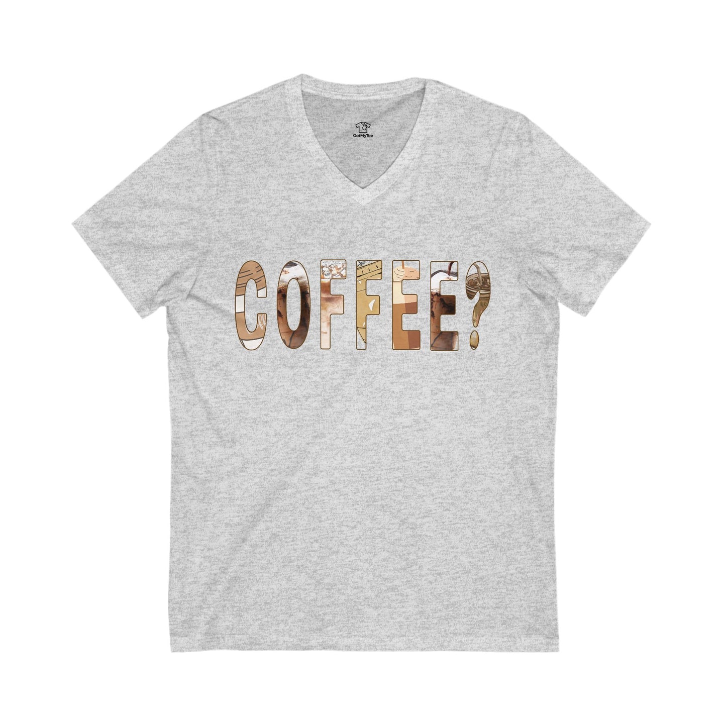 Coffee Lover V-Neck Tee, Unisex T-Shirt for Baristas, Gift for Coffee Enthusiasts, Cute Coffee Shirt, Funny Coffee Apparel