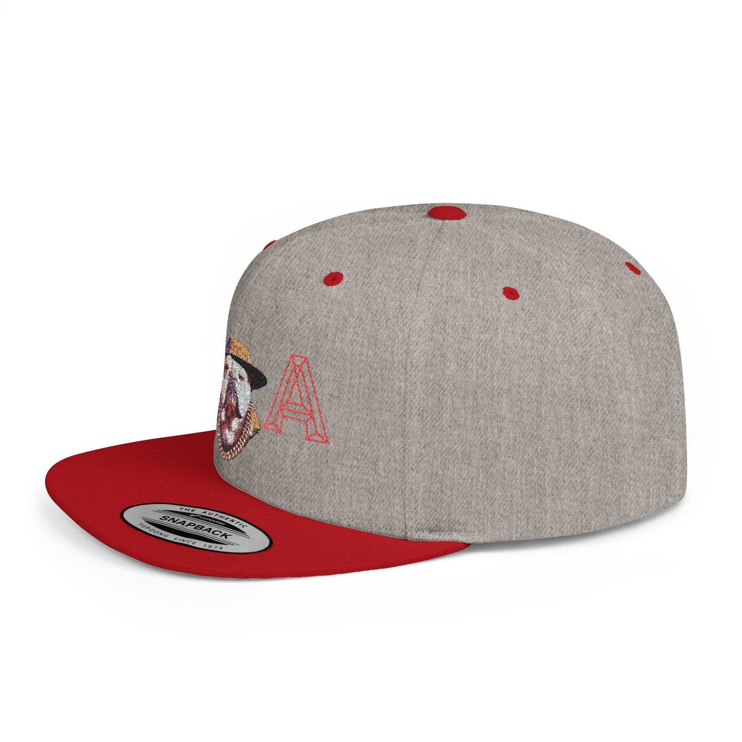 LA Graphic Flat Bill Snapback Hat, Trendy Urban Cap for Fashion Lovers, Perfect Gift for Birthdays, Summer Events, Street Style