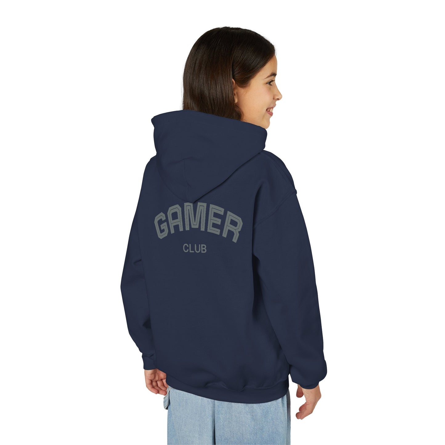Gamer Club Youth Hoodie | Cool Gift for Gamers | Video Game Sweatshirt | Perfect for Birthdays & Holidays | Casual Comfort