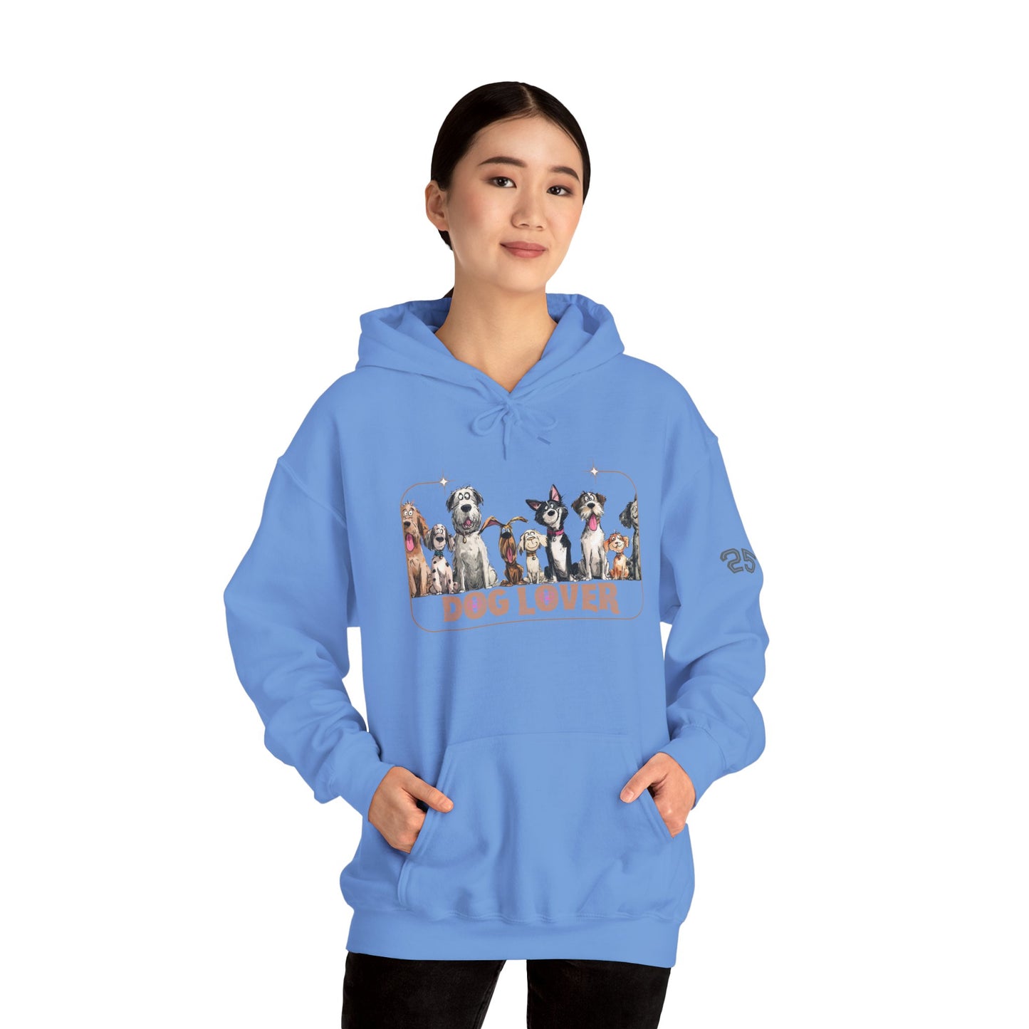 Dog Lover Hooded Sweatshirt - Cozy Gift for Pet Owners, Animal Lover Apparel, Casual Style, Warm Hoodie for Dog Lovers