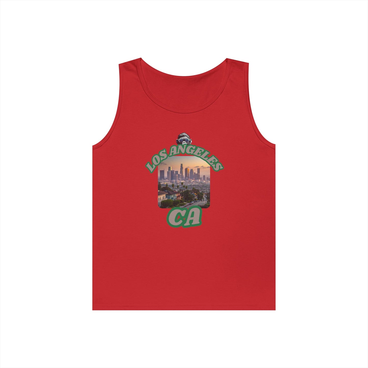 Los Angeles Vintage Graphic Tank Top, Casual Summer Wear, Beach Day Outfit, Vacation Apparel, Gift for Travelers
