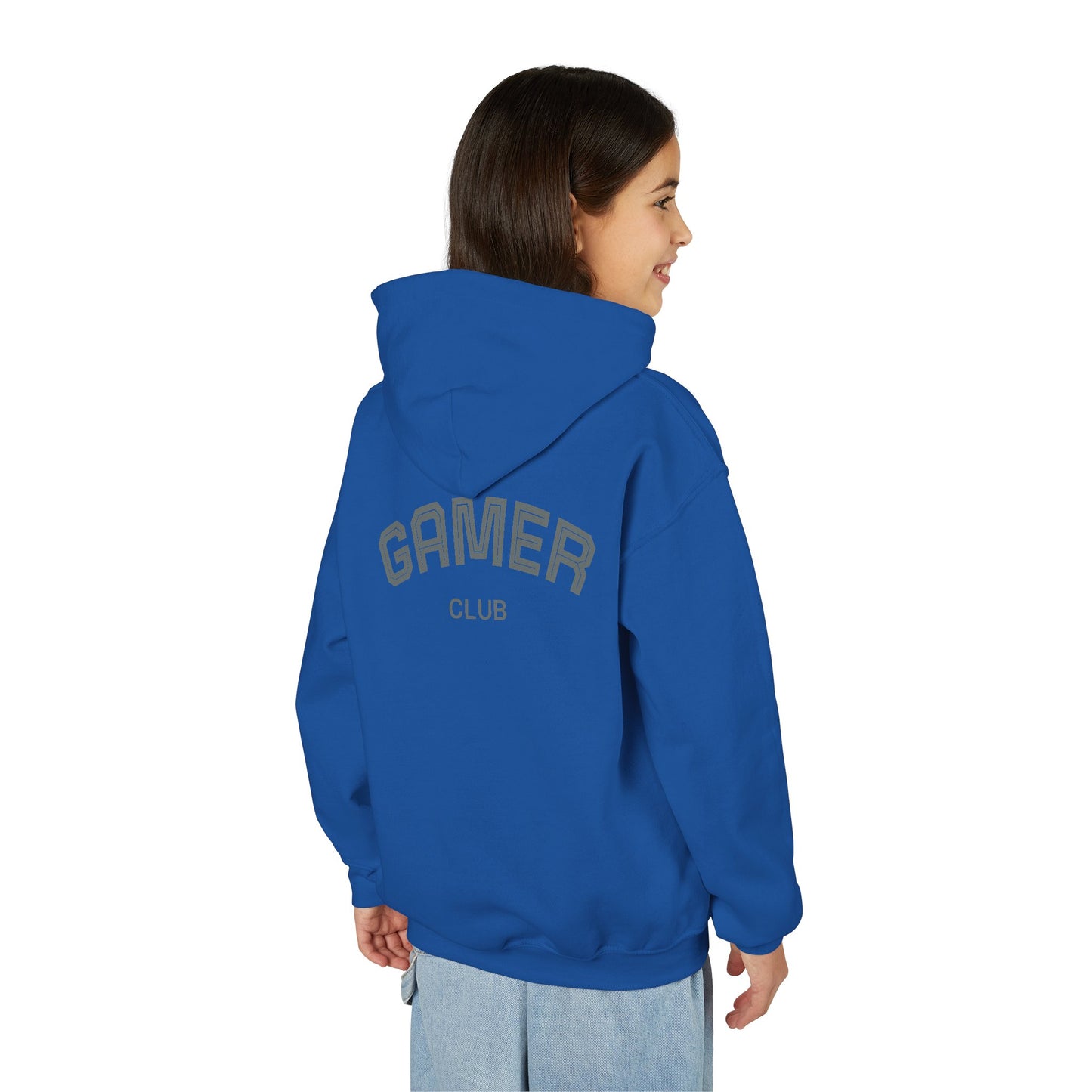 Gamer Club Youth Hoodie | Cool Gift for Gamers | Video Game Sweatshirt | Perfect for Birthdays & Holidays | Casual Comfort