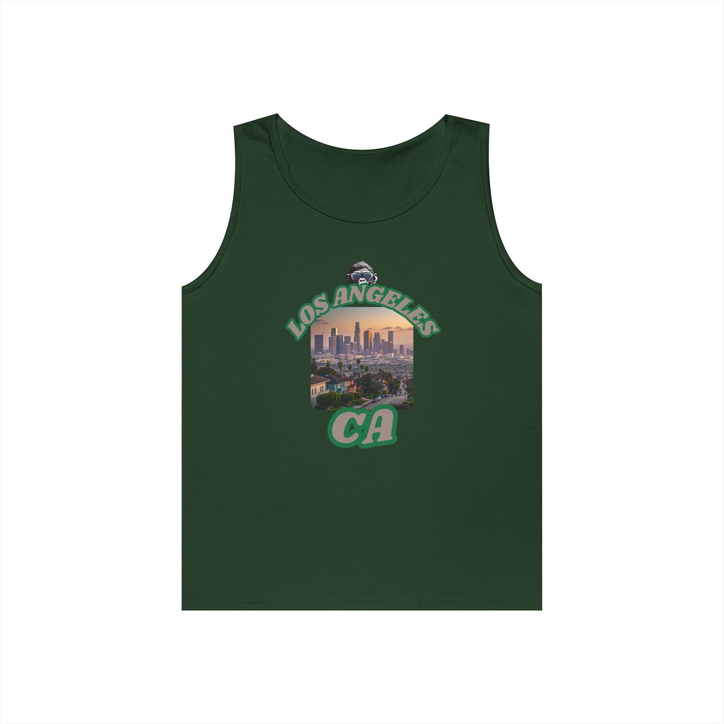 Los Angeles Vintage Graphic Tank Top, Casual Summer Wear, Beach Day Outfit, Vacation Apparel, Gift for Travelers