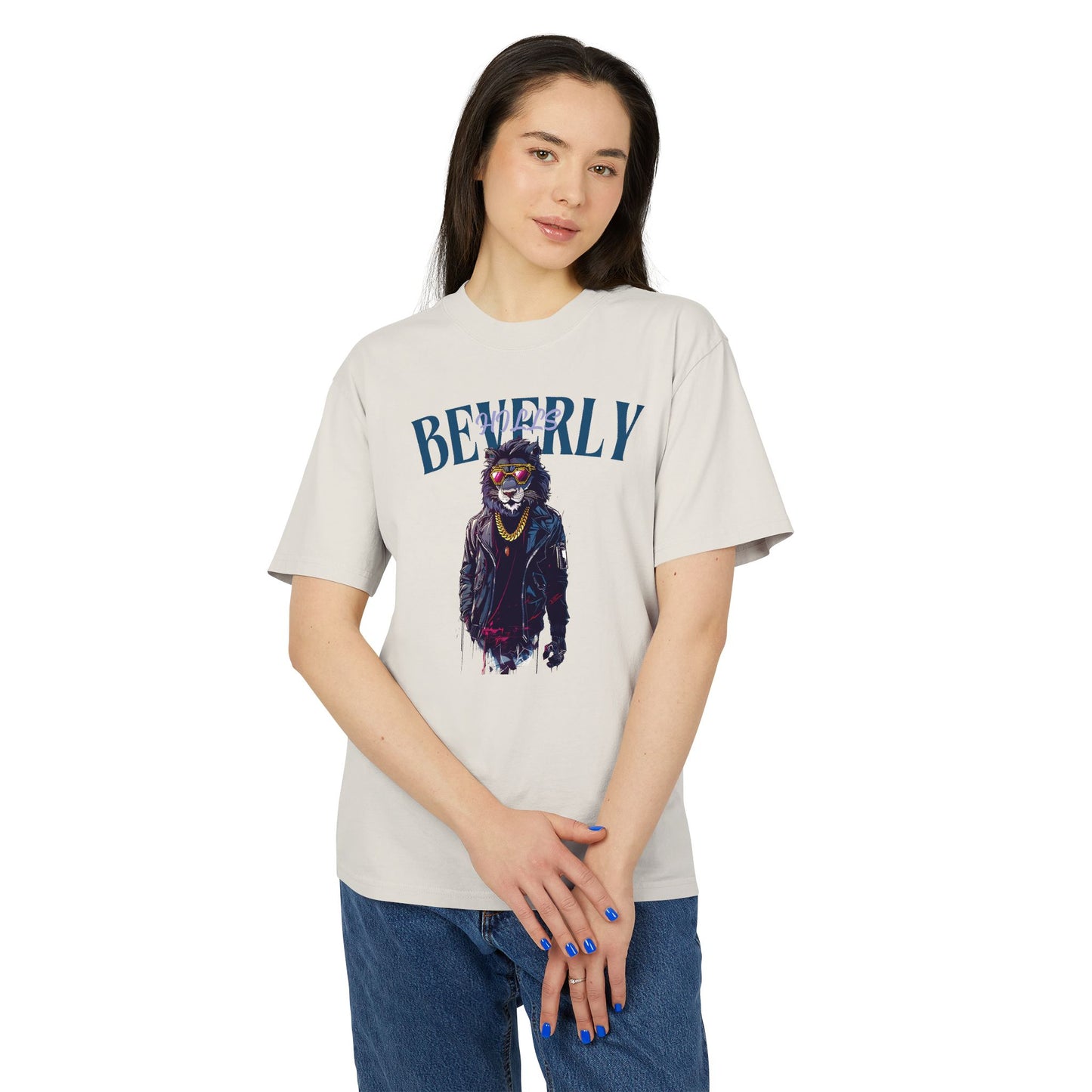 Beverly LA Graphic Tee, Vintage Faded T-Shirt, Unisex Casual Wear, Streetwear Style Gift, Hipster Tee, LA Travel Souvenir