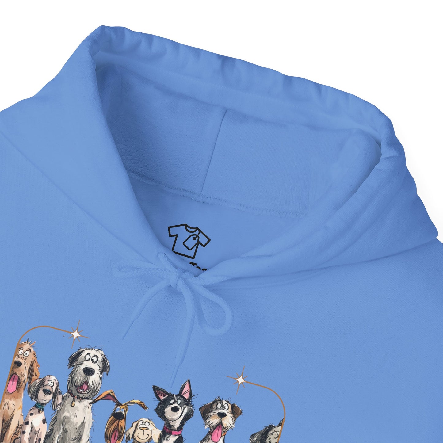 Dog Lover Hooded Sweatshirt - Cozy Gift for Pet Owners, Animal Lover Apparel, Casual Style, Warm Hoodie for Dog Lovers