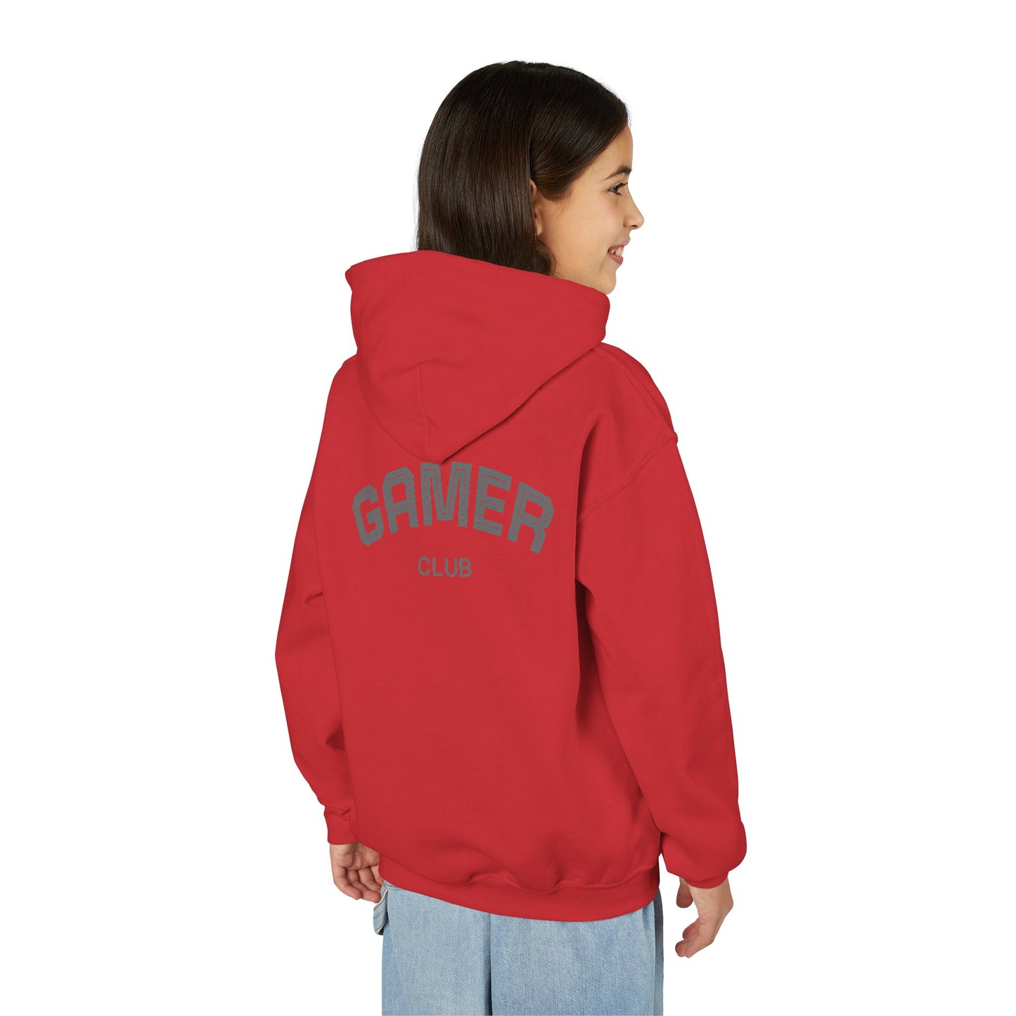 Gamer Club Youth Hoodie | Cool Gift for Gamers | Video Game Sweatshirt | Perfect for Birthdays & Holidays | Casual Comfort