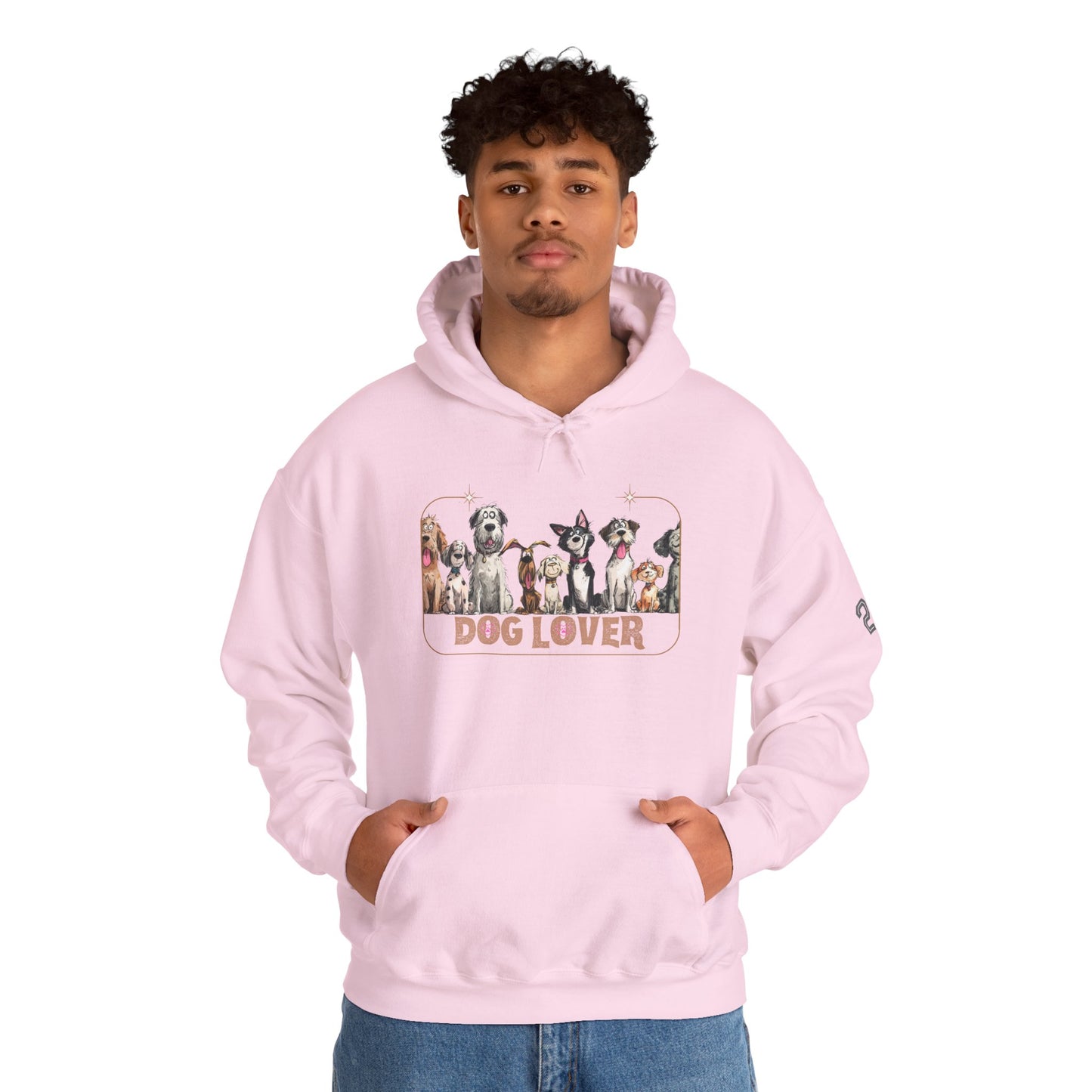 Dog Lover Hooded Sweatshirt - Cozy Gift for Pet Owners, Animal Lover Apparel, Casual Style, Warm Hoodie for Dog Lovers