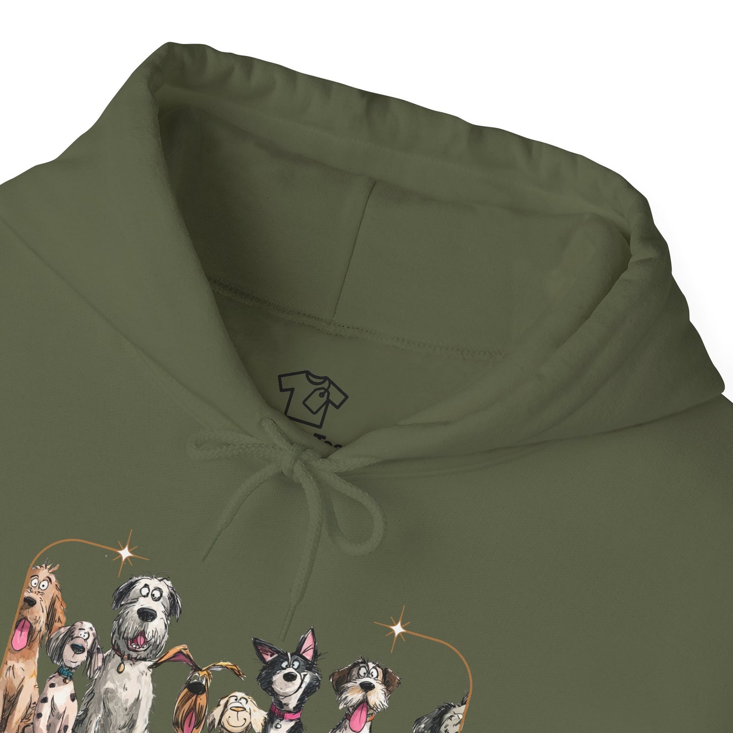 Dog Lover Hooded Sweatshirt - Cozy Gift for Pet Owners, Animal Lover Apparel, Casual Style, Warm Hoodie for Dog Lovers