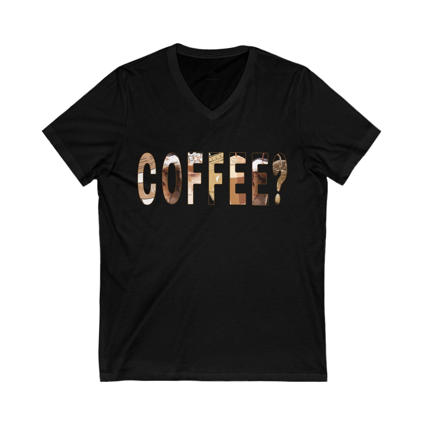 Coffee Lover V-Neck Tee, Unisex T-Shirt for Baristas, Gift for Coffee Enthusiasts, Cute Coffee Shirt, Funny Coffee Apparel