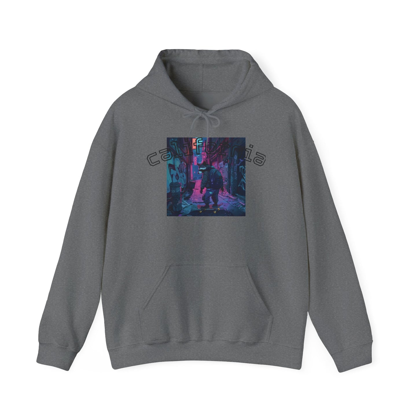 Urban Night Vibes Hoodie - Unisex Heavy Blend™ Sweatshirt, Cozy Streetwear, Chill Fashion, Gift for Her or Him, Fall/Winter Essential