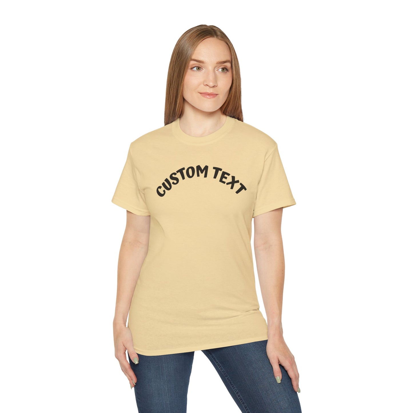 Customizable Unisex Ultra Cotton Tee, Personalized T-Shirt, Gift for Him or Her, Everyday Wear, Trendy Fashion Statement