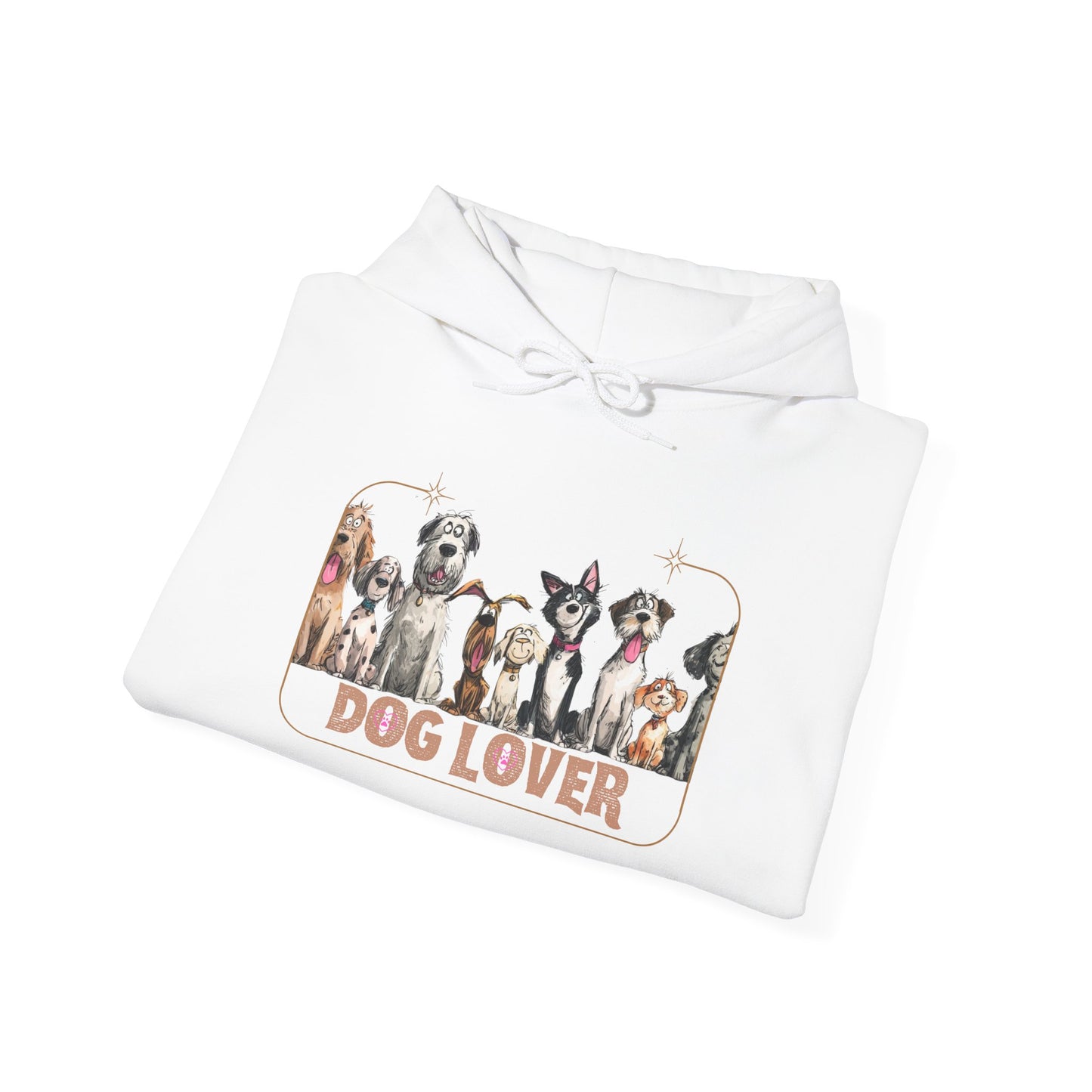 Dog Lover Hooded Sweatshirt - Cozy Gift for Pet Owners, Animal Lover Apparel, Casual Style, Warm Hoodie for Dog Lovers