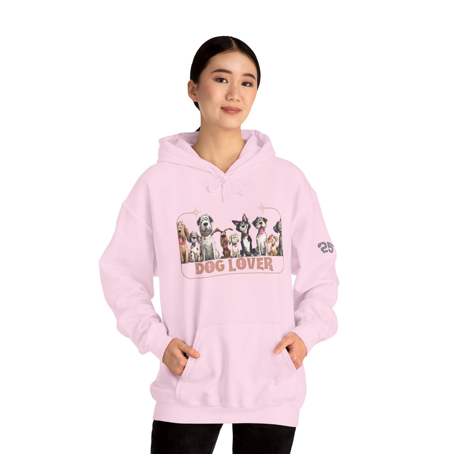 Dog Lover Hooded Sweatshirt - Cozy Gift for Pet Owners, Animal Lover Apparel, Casual Style, Warm Hoodie for Dog Lovers