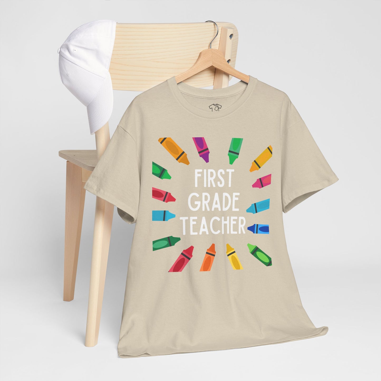 First Grade Teacher Tee - Fun Educational Gift, Classroom Shirt, Back to School Outfit, Teacher Appreciation, Gift for Educators