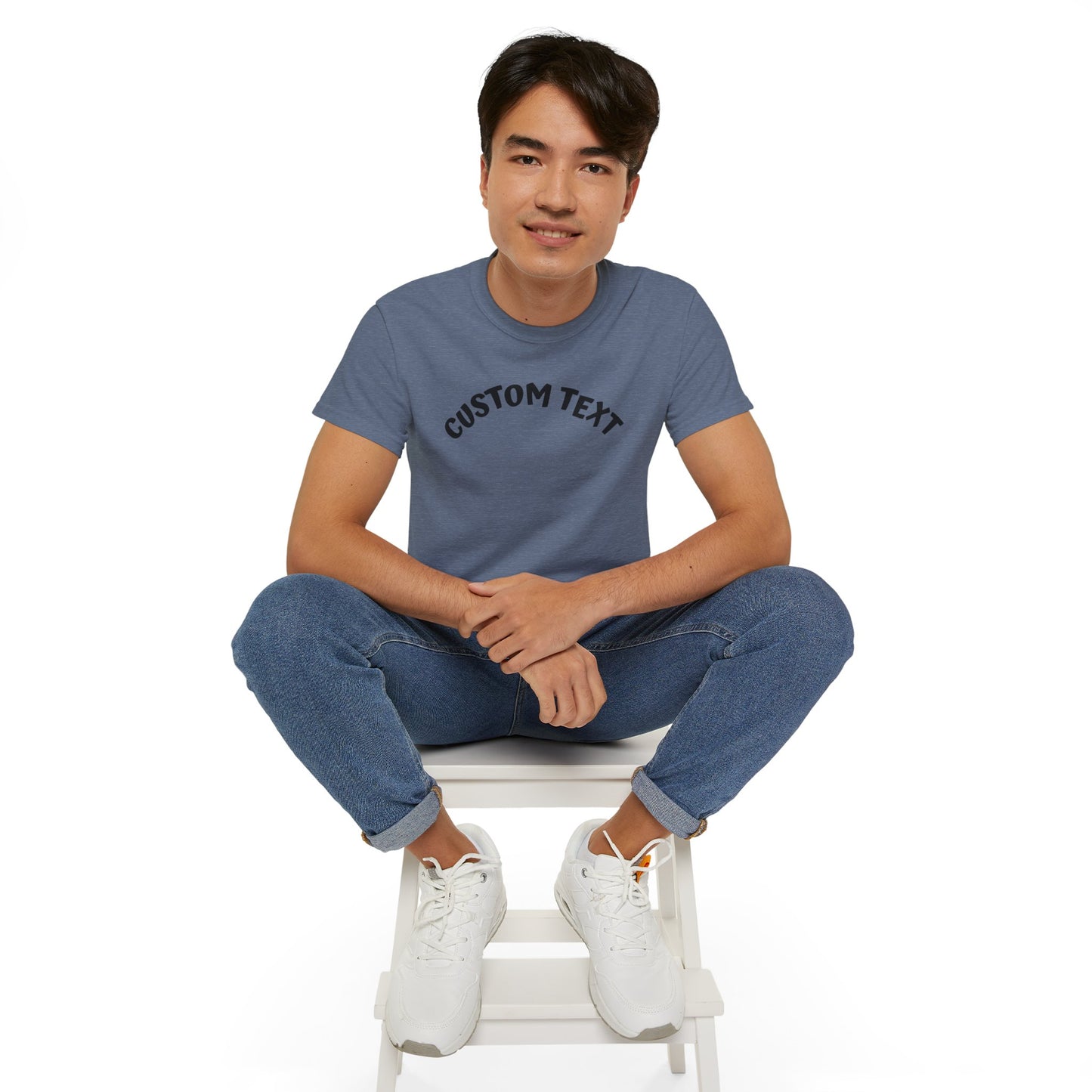 Customizable Unisex Ultra Cotton Tee, Personalized T-Shirt, Gift for Him or Her, Everyday Wear, Trendy Fashion Statement