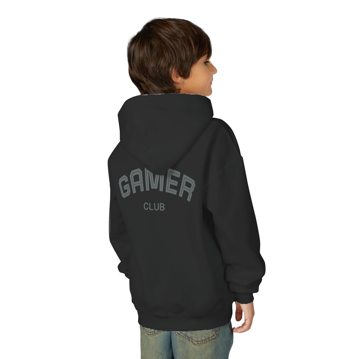 Gamer Club Youth Hoodie | Cool Gift for Gamers | Video Game Sweatshirt | Perfect for Birthdays & Holidays | Casual Comfort