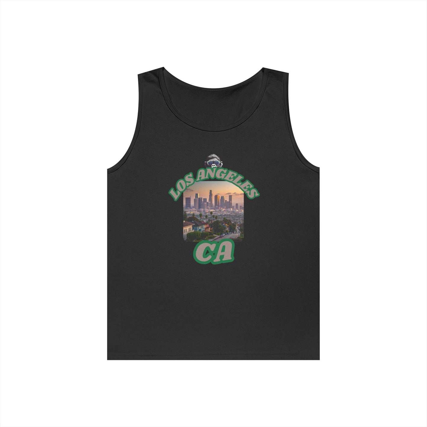 Los Angeles Vintage Graphic Tank Top, Casual Summer Wear, Beach Day Outfit, Vacation Apparel, Gift for Travelers