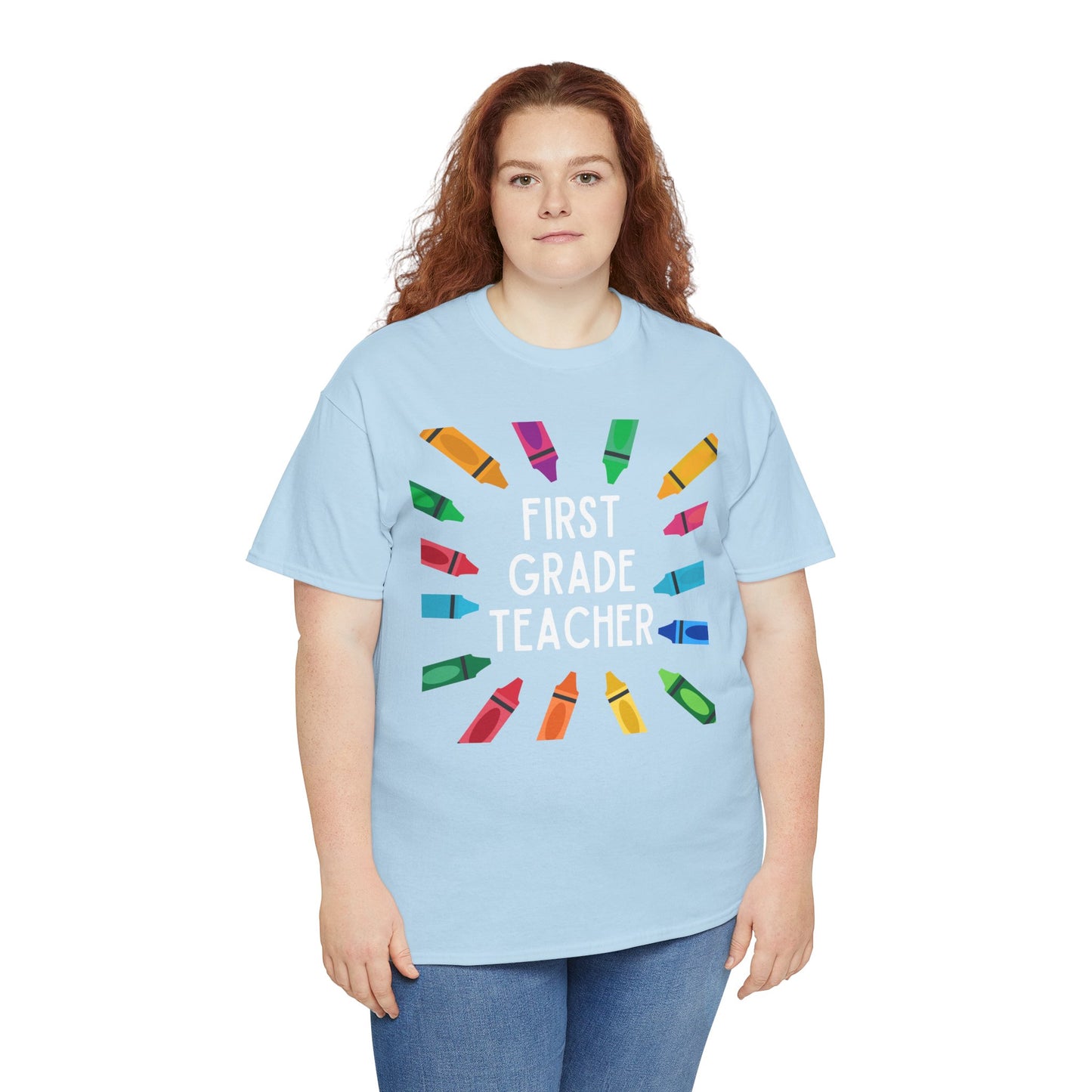 First Grade Teacher Tee - Fun Educational Gift, Classroom Shirt, Back to School Outfit, Teacher Appreciation, Gift for Educators