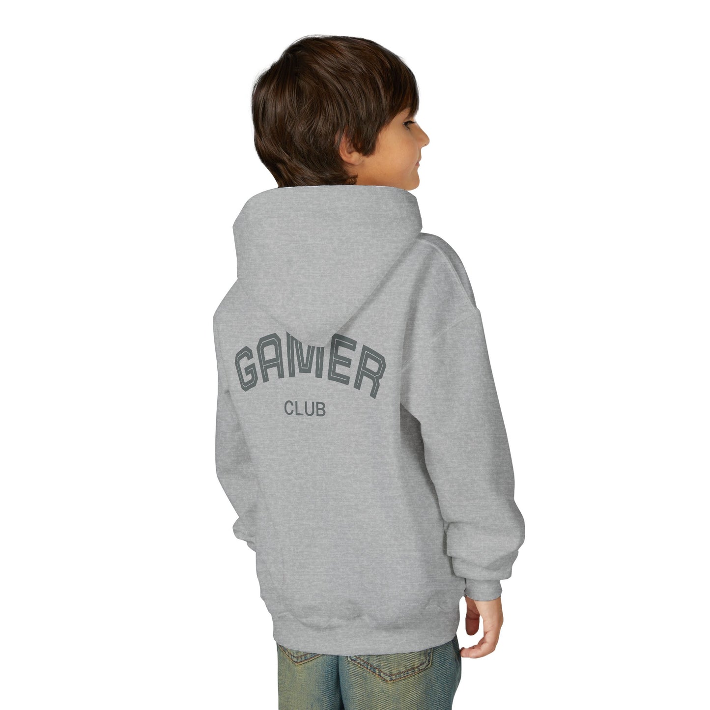 Gamer Club Youth Hoodie | Cool Gift for Gamers | Video Game Sweatshirt | Perfect for Birthdays & Holidays | Casual Comfort