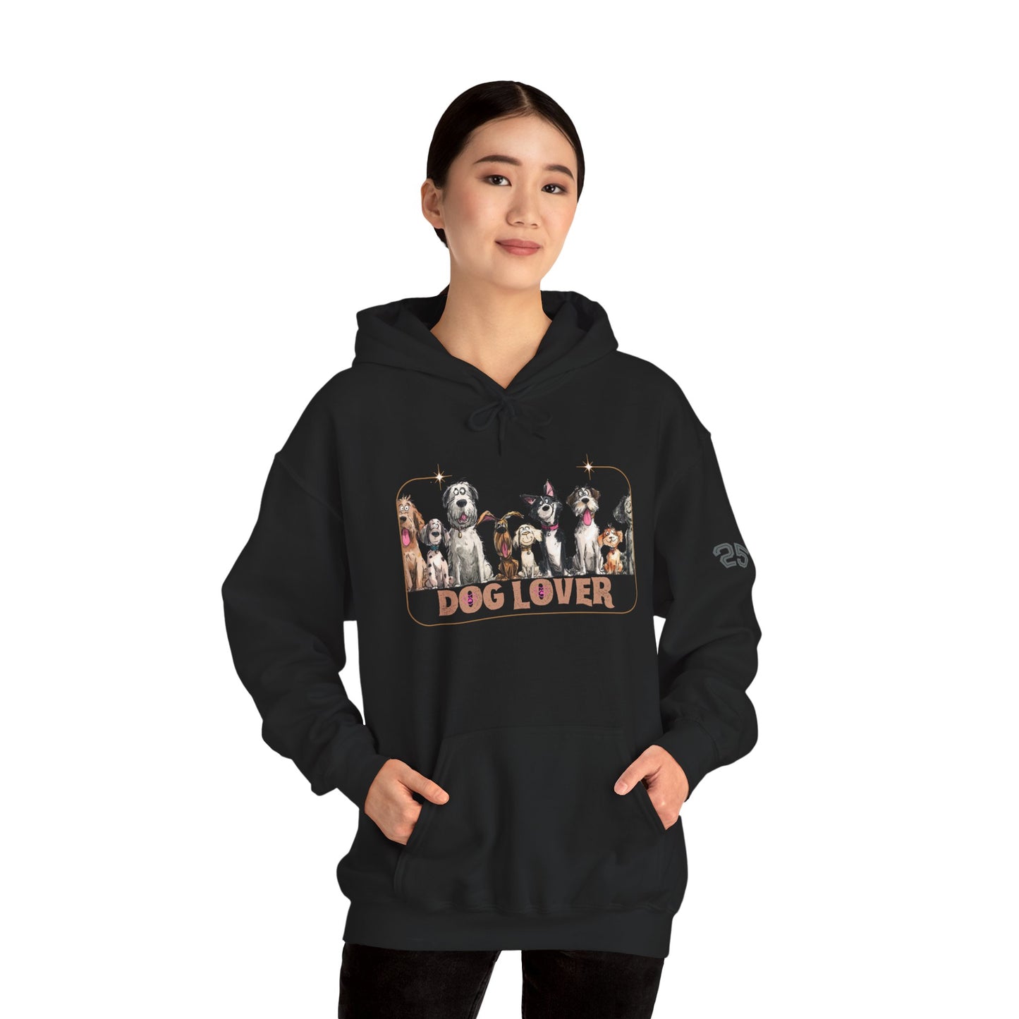 Dog Lover Hooded Sweatshirt - Cozy Gift for Pet Owners, Animal Lover Apparel, Casual Style, Warm Hoodie for Dog Lovers