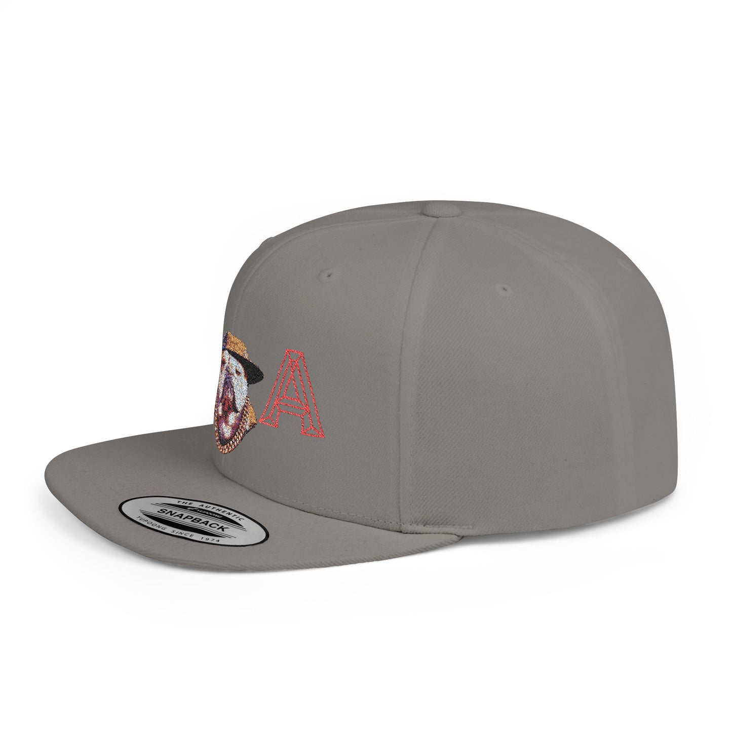 LA Graphic Flat Bill Snapback Hat, Trendy Urban Cap for Fashion Lovers, Perfect Gift for Birthdays, Summer Events, Street Style