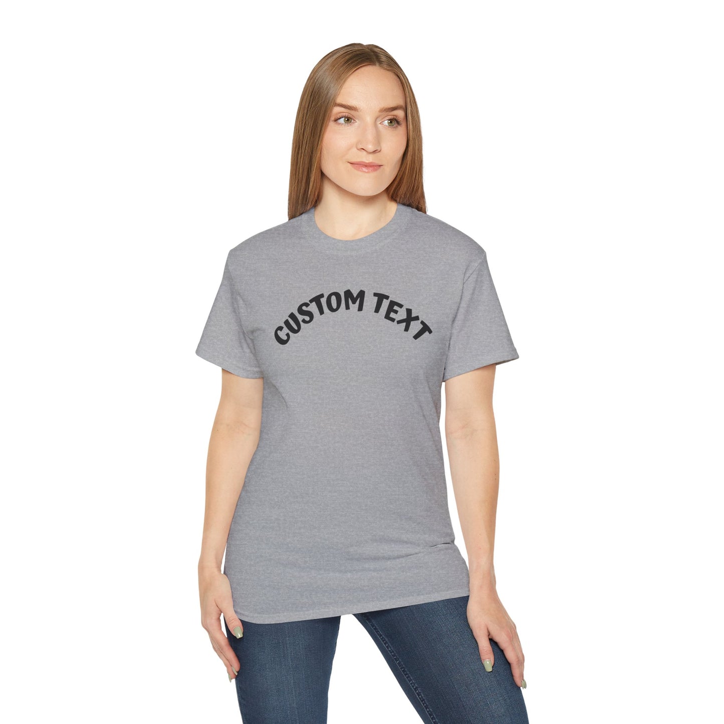 Customizable Unisex Ultra Cotton Tee, Personalized T-Shirt, Gift for Him or Her, Everyday Wear, Trendy Fashion Statement