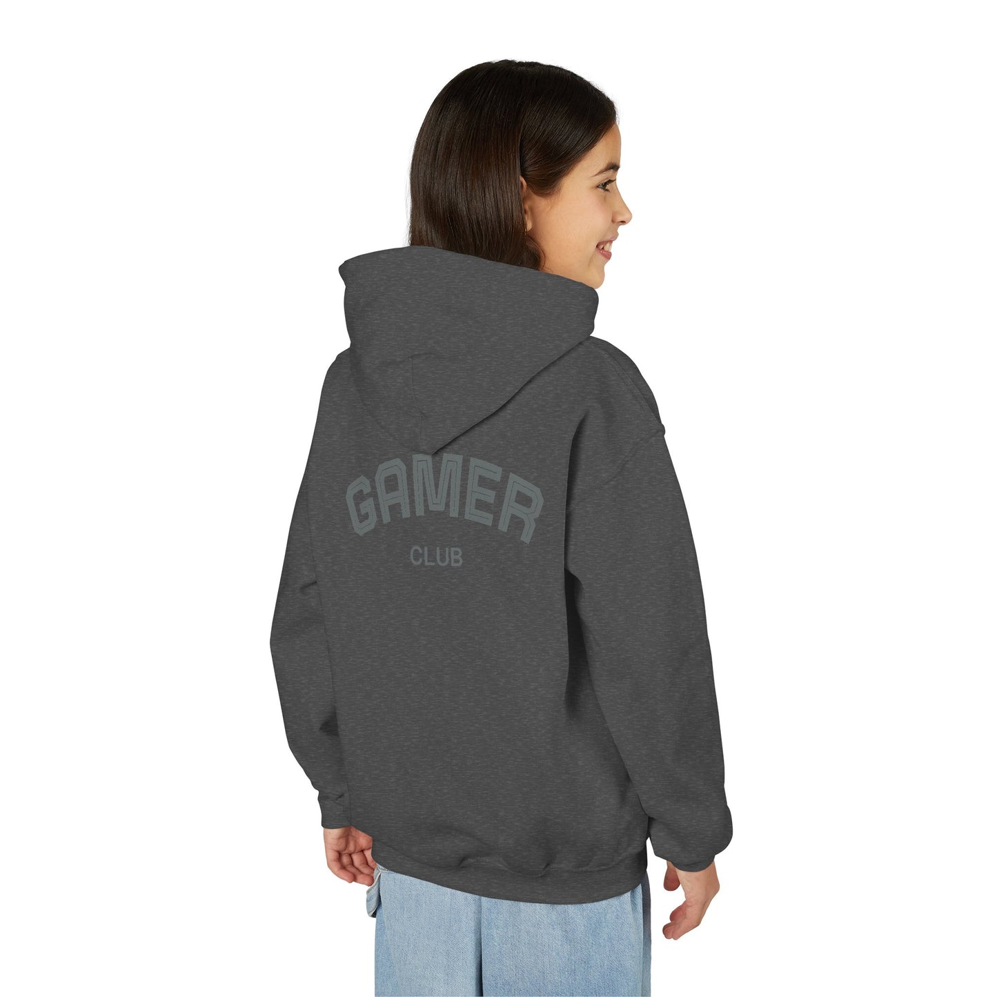 Gamer Club Youth Hoodie | Cool Gift for Gamers | Video Game Sweatshirt | Perfect for Birthdays & Holidays | Casual Comfort