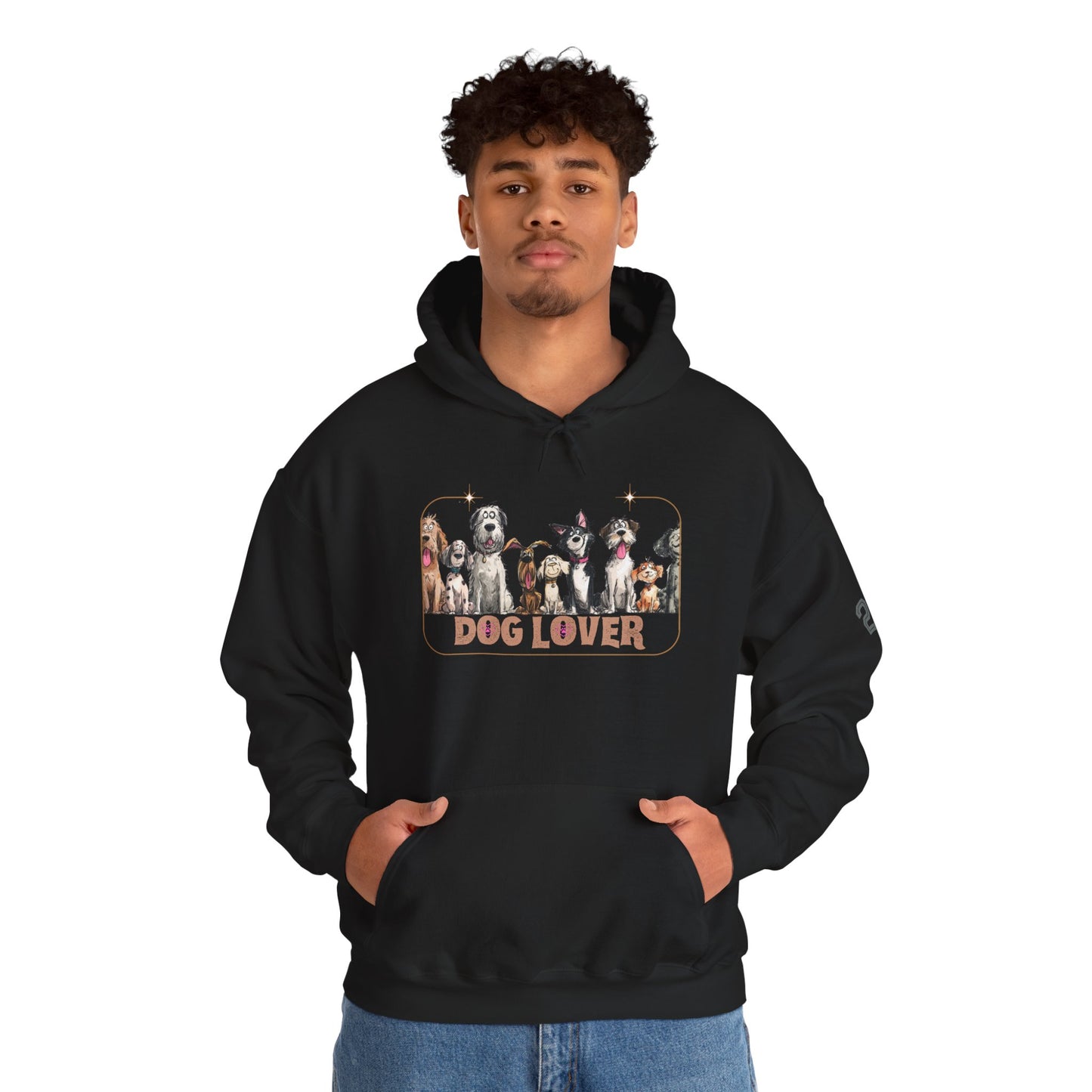 Dog Lover Hooded Sweatshirt - Cozy Gift for Pet Owners, Animal Lover Apparel, Casual Style, Warm Hoodie for Dog Lovers