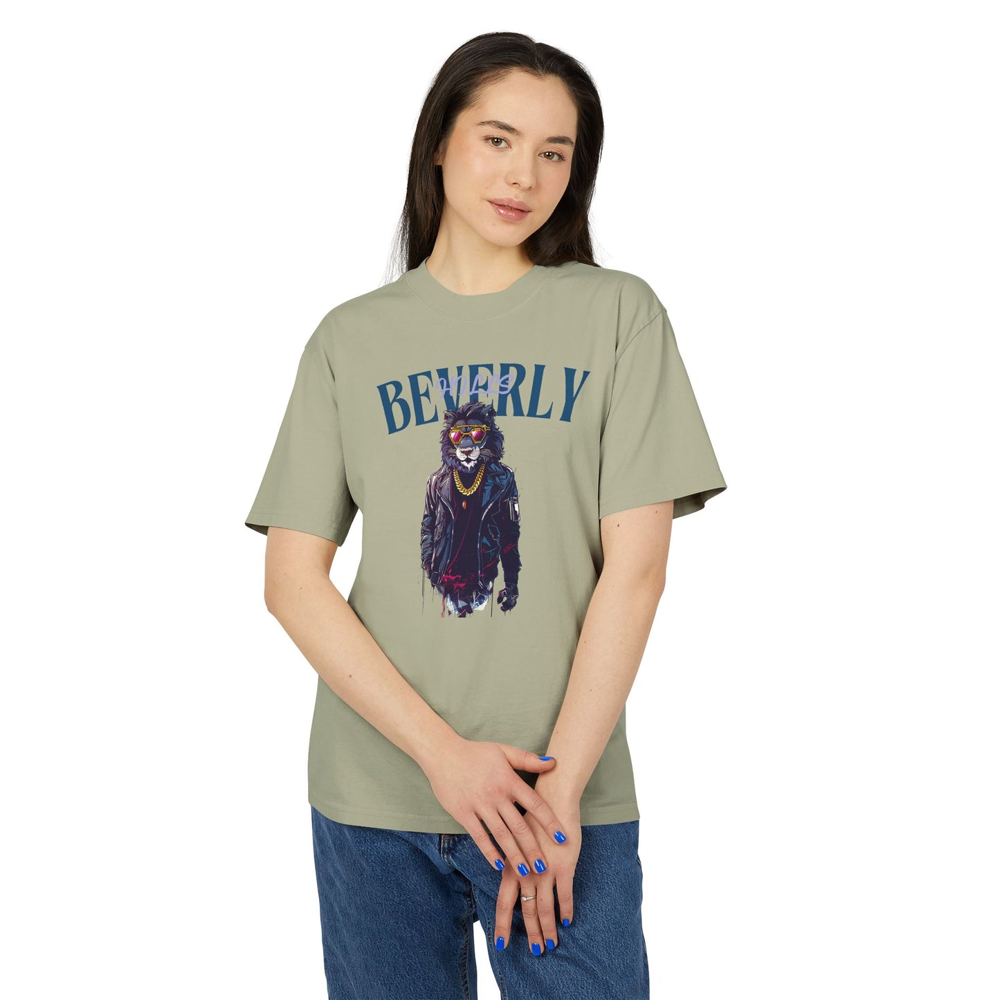 Beverly LA Graphic Tee, Vintage Faded T-Shirt, Unisex Casual Wear, Streetwear Style Gift, Hipster Tee, LA Travel Souvenir