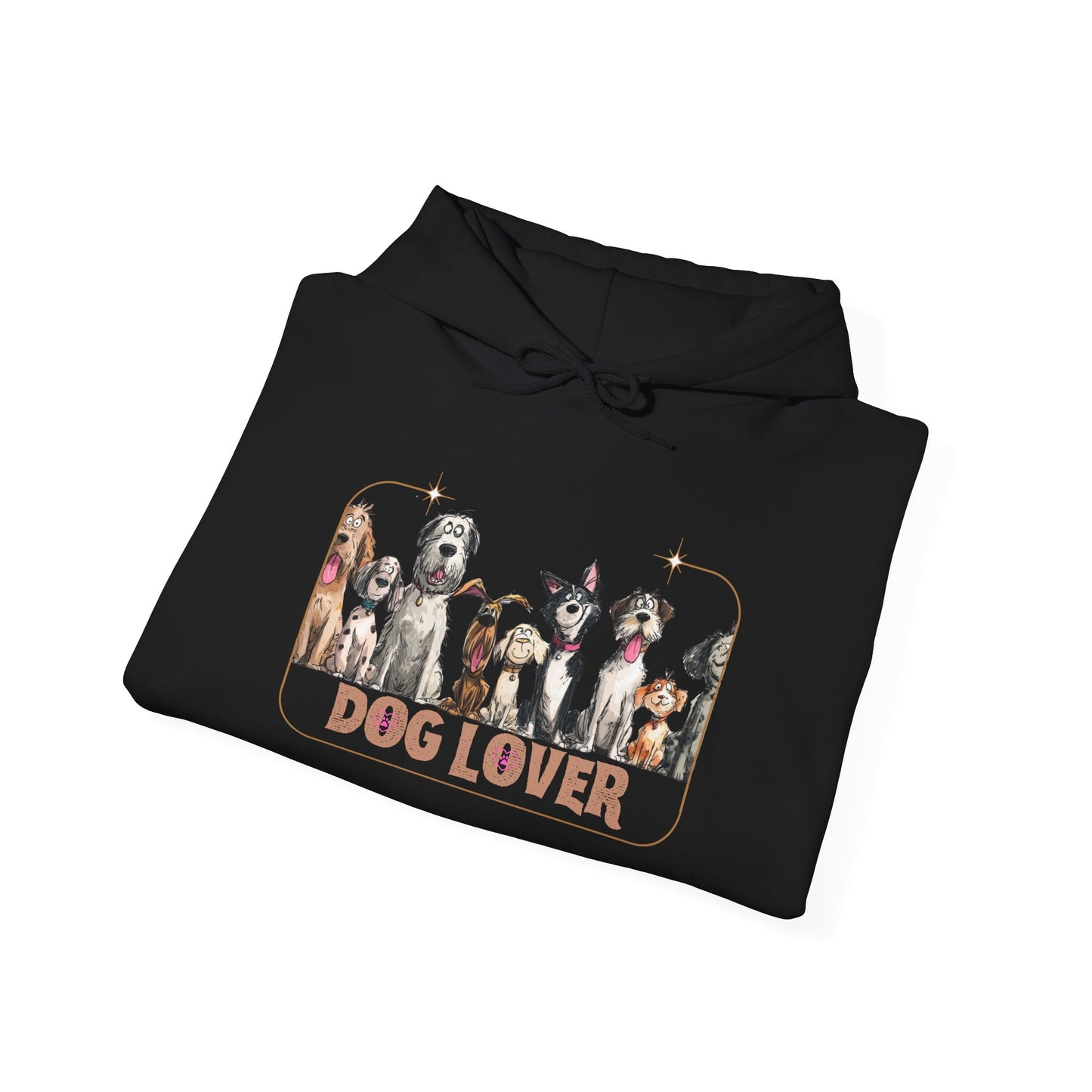 Dog Lover Hooded Sweatshirt - Cozy Gift for Pet Owners, Animal Lover Apparel, Casual Style, Warm Hoodie for Dog Lovers