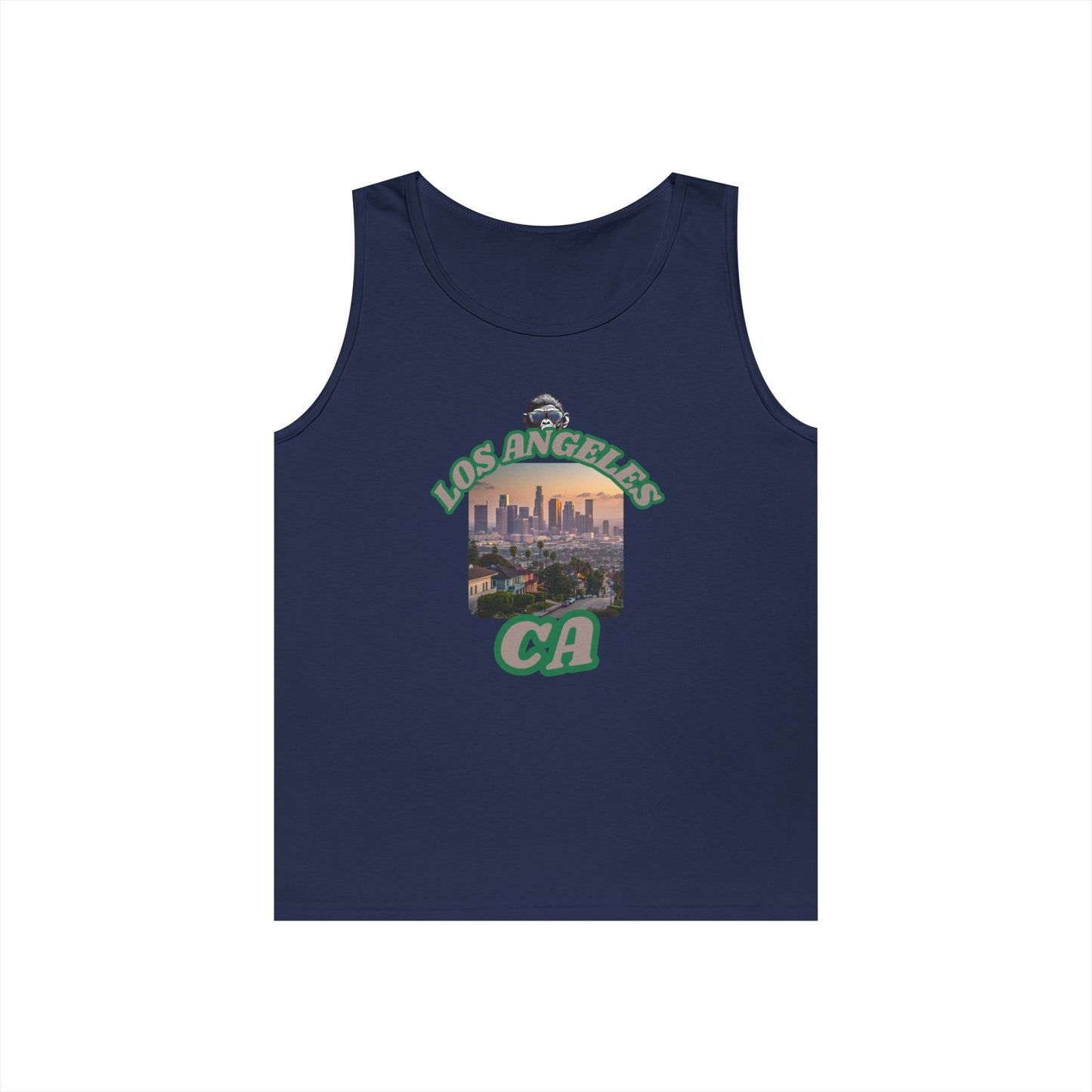 Los Angeles Vintage Graphic Tank Top, Casual Summer Wear, Beach Day Outfit, Vacation Apparel, Gift for Travelers