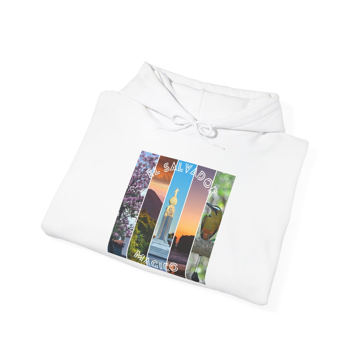 El Salvador Graphic Hoodie - Cozy Unisex Sweatshirt for Travel Lovers, Gift for Friends, Casual Wear, Holiday Apparel