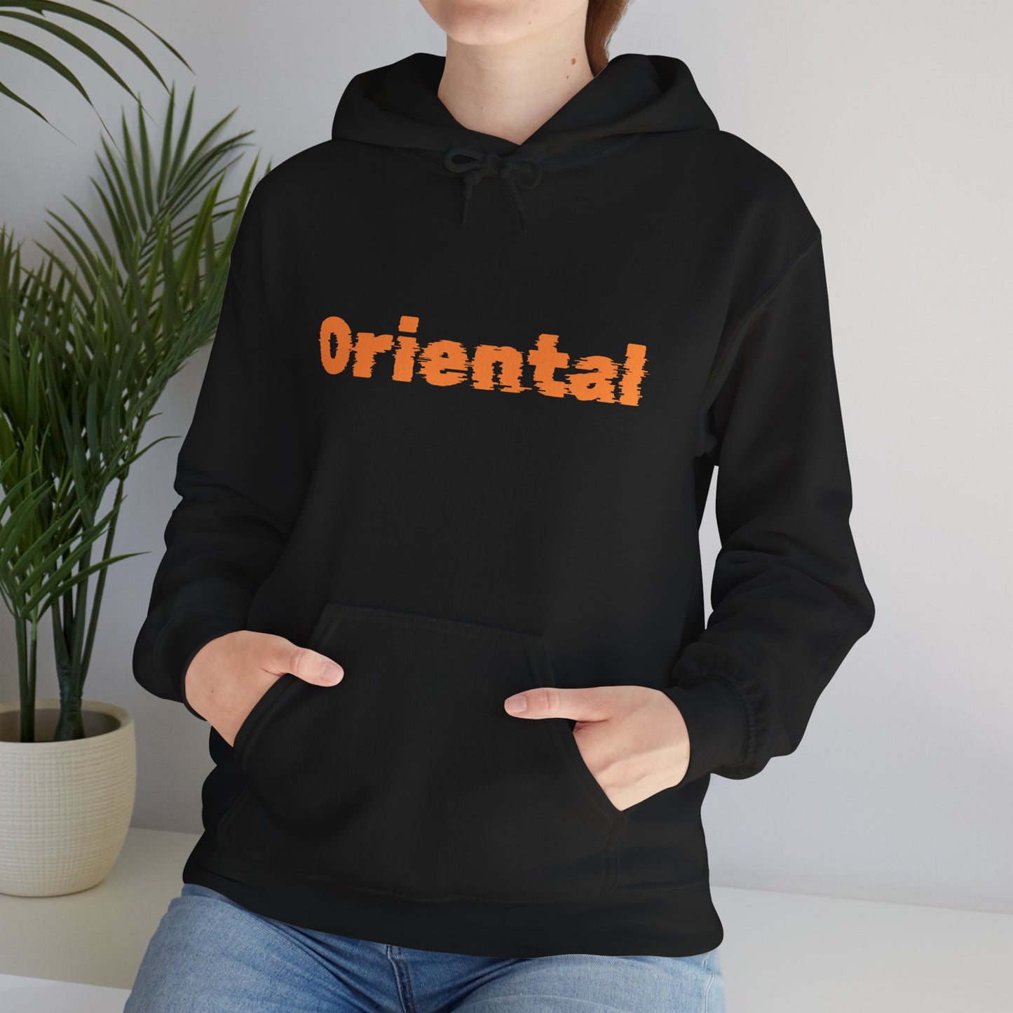 Oriental Tree Unisex Hoodie, Cozy Sweatshirt, Gift for Nature Lovers, Autumn Fashion, Casual Wear, Unique Graphic Apparel