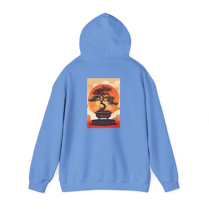 Oriental Tree Unisex Hoodie, Cozy Sweatshirt, Gift for Nature Lovers, Autumn Fashion, Casual Wear, Unique Graphic Apparel