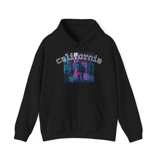 Urban Night Vibes Hoodie - Unisex Heavy Blend™ Sweatshirt, Cozy Streetwear, Chill Fashion, Gift for Her or Him, Fall/Winter Essential