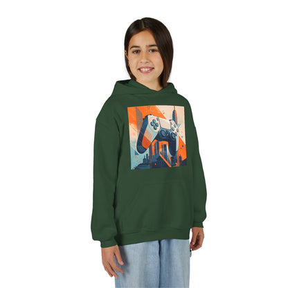 Gamer Club Youth Hoodie | Cool Gift for Gamers | Video Game Sweatshirt | Perfect for Birthdays & Holidays | Casual Comfort
